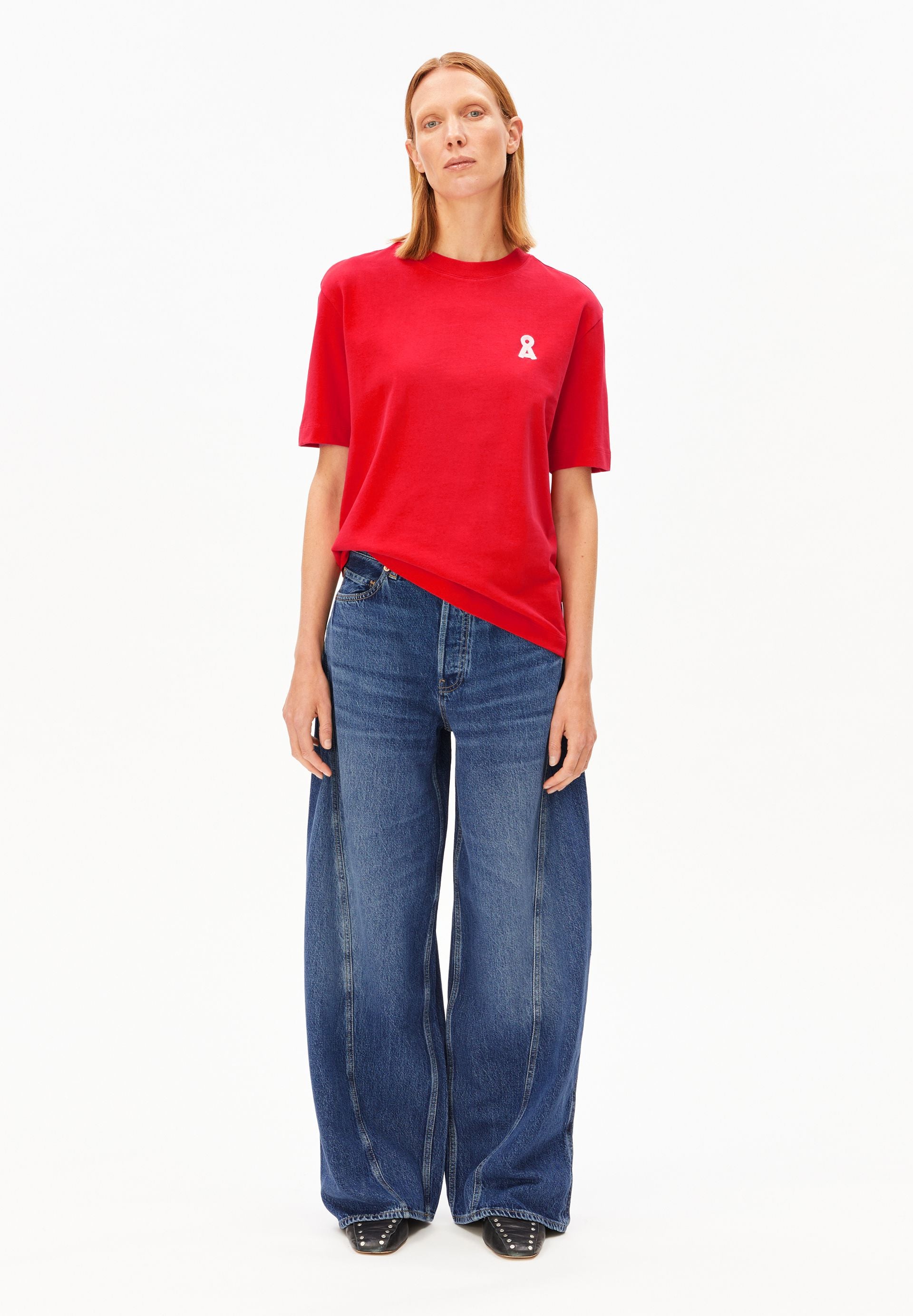 armedangels T-Shirt ICONIC Å TARJAA aus Bio-Baumwoll-Mix