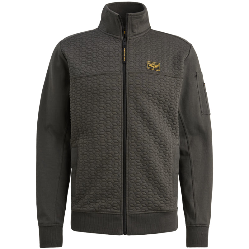 PME Legend Sweatjacke jacquard interlock french terry
