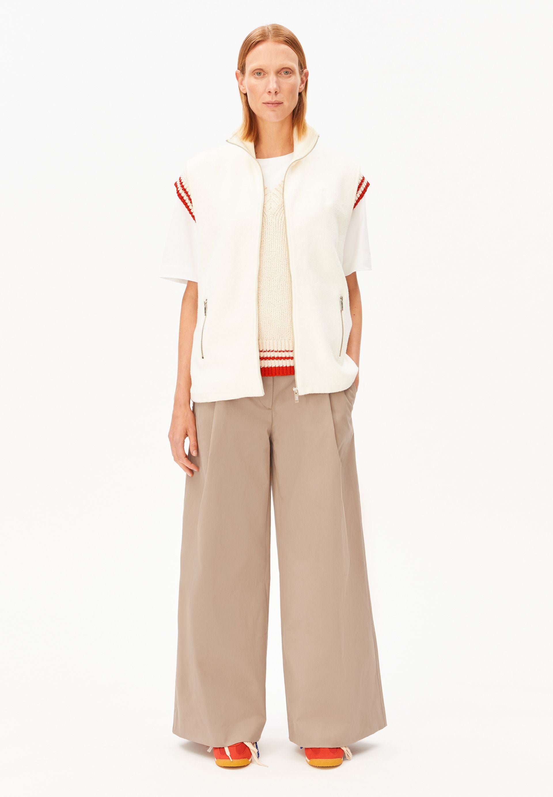 armedangels Fleeceweste aus Bio-Baumwolle