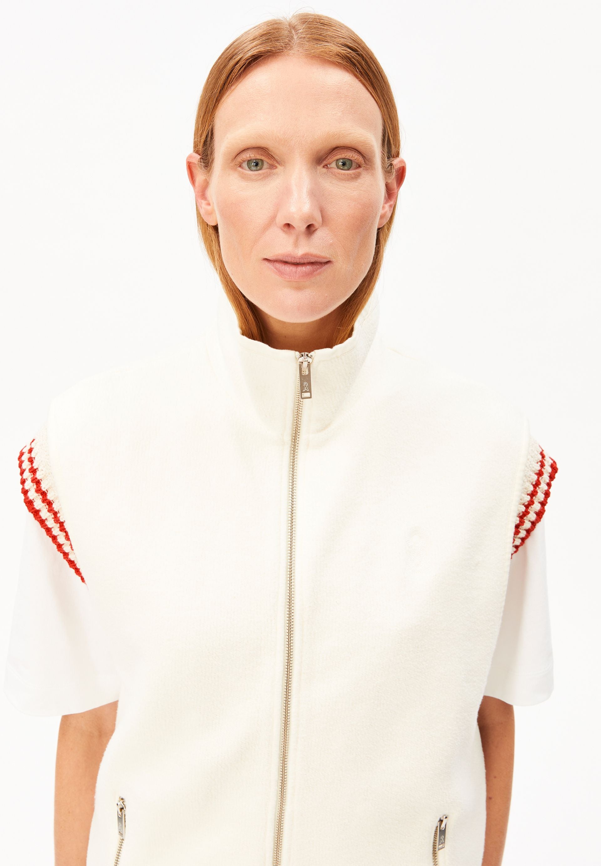 armedangels Fleeceweste aus Bio-Baumwolle