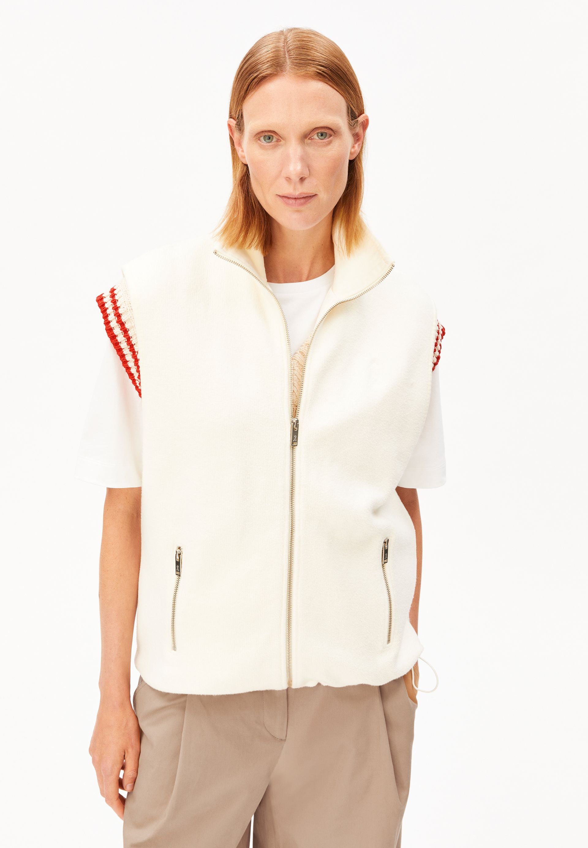 armedangels Fleeceweste aus Bio-Baumwolle