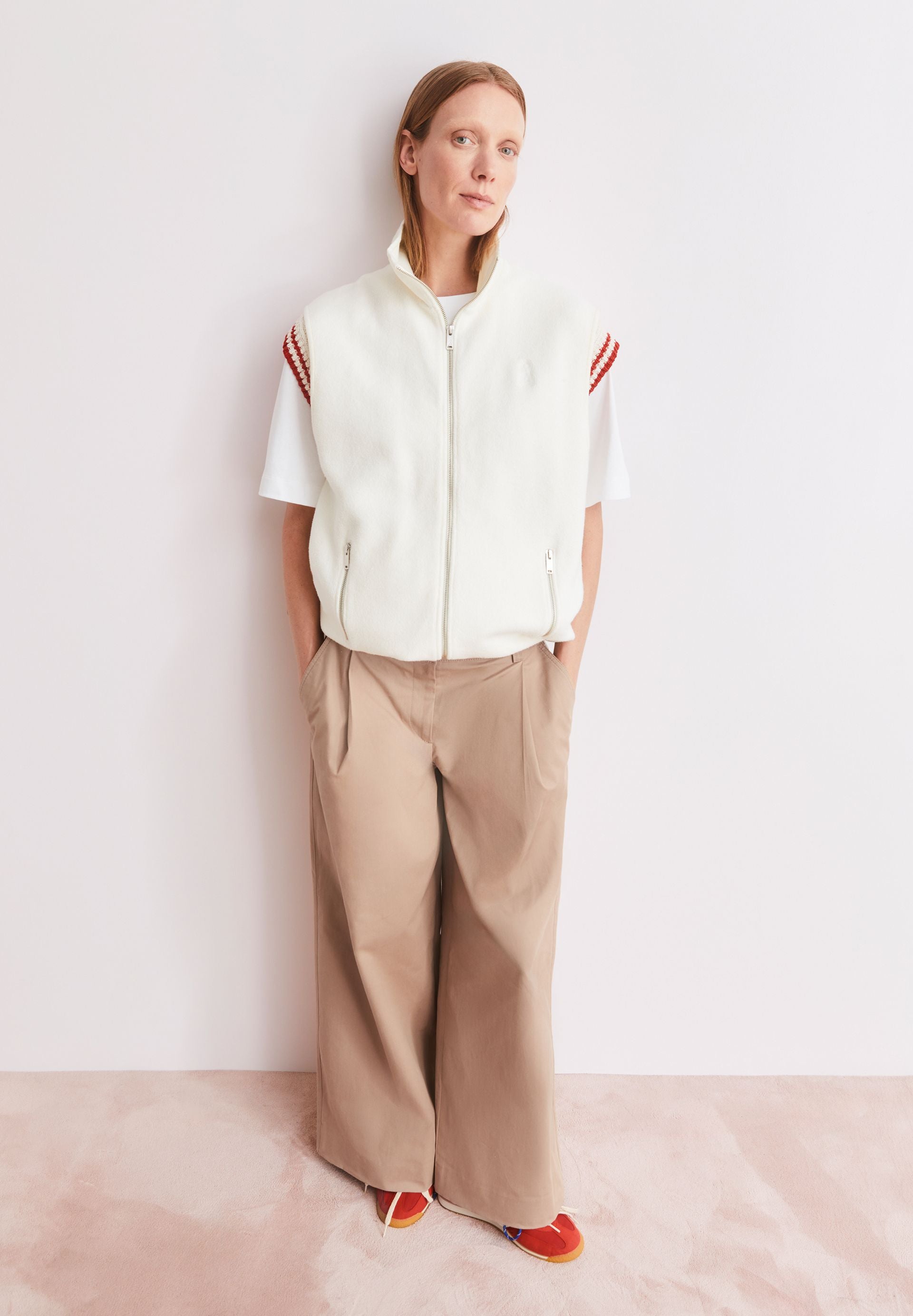 armedangels Fleeceweste aus Bio-Baumwolle