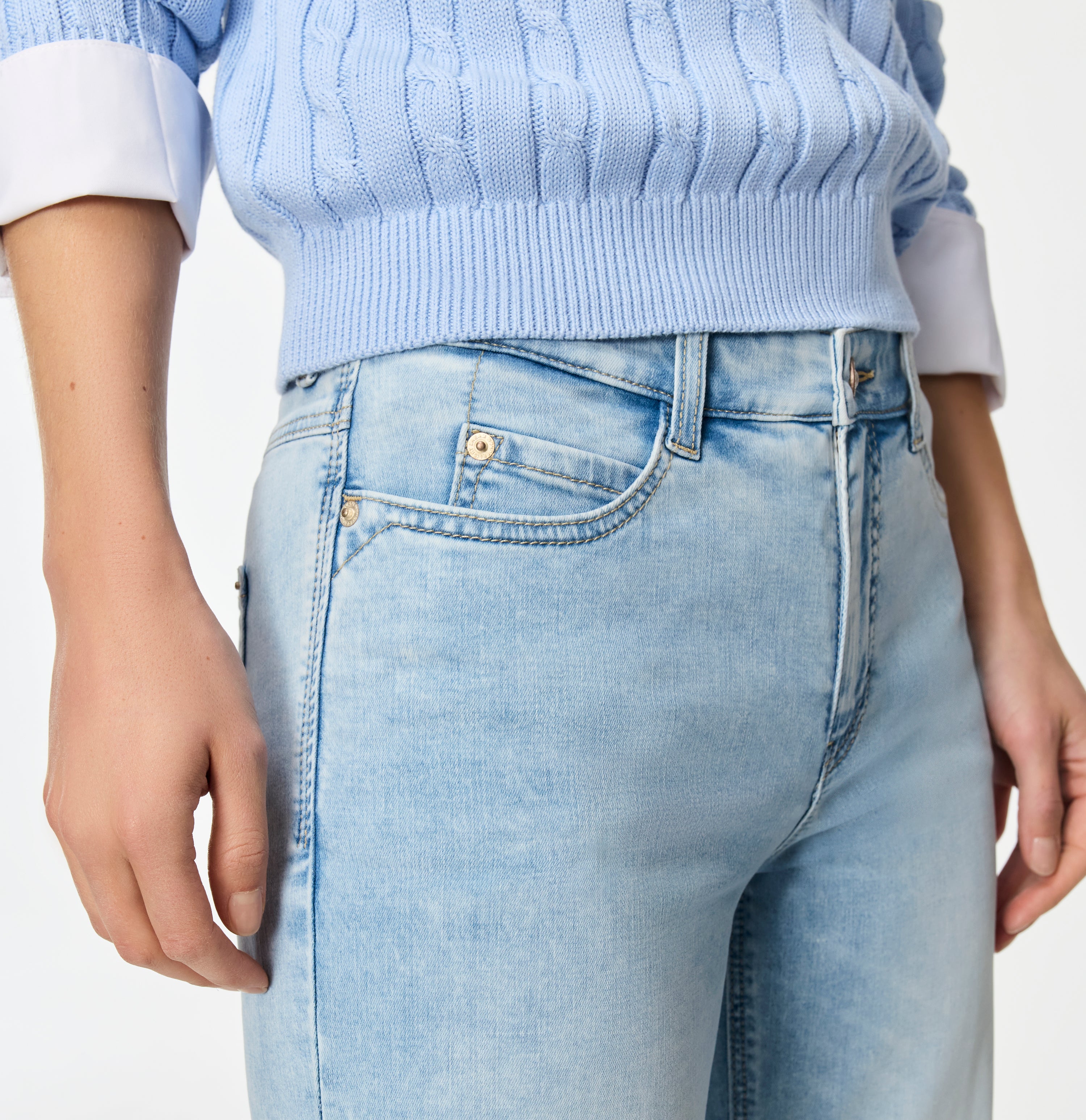 MAC JEANS - DREAM WIDE, DREAM Wonder light Denim