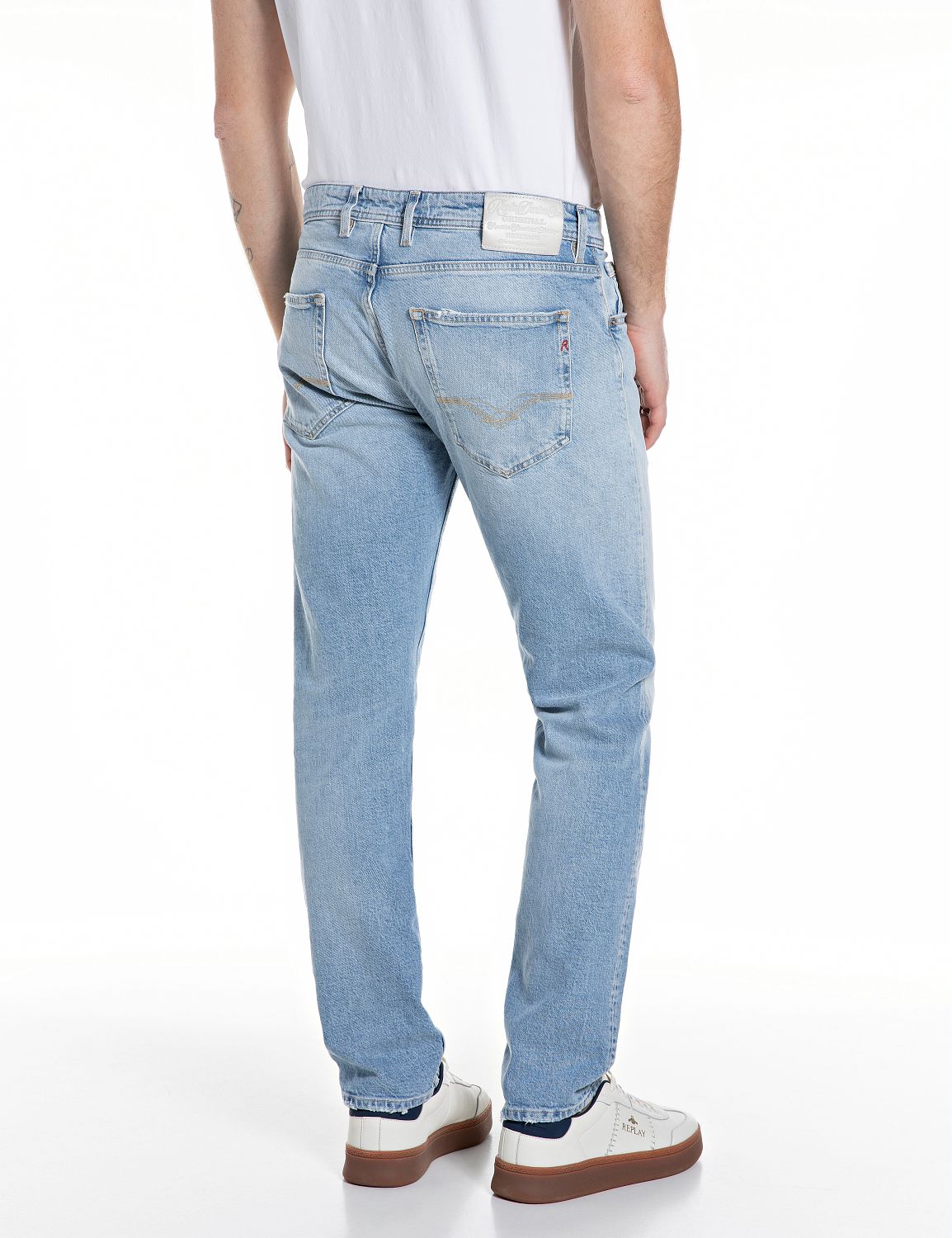 Replay Straight-Fit-Jeans Grover MA972B