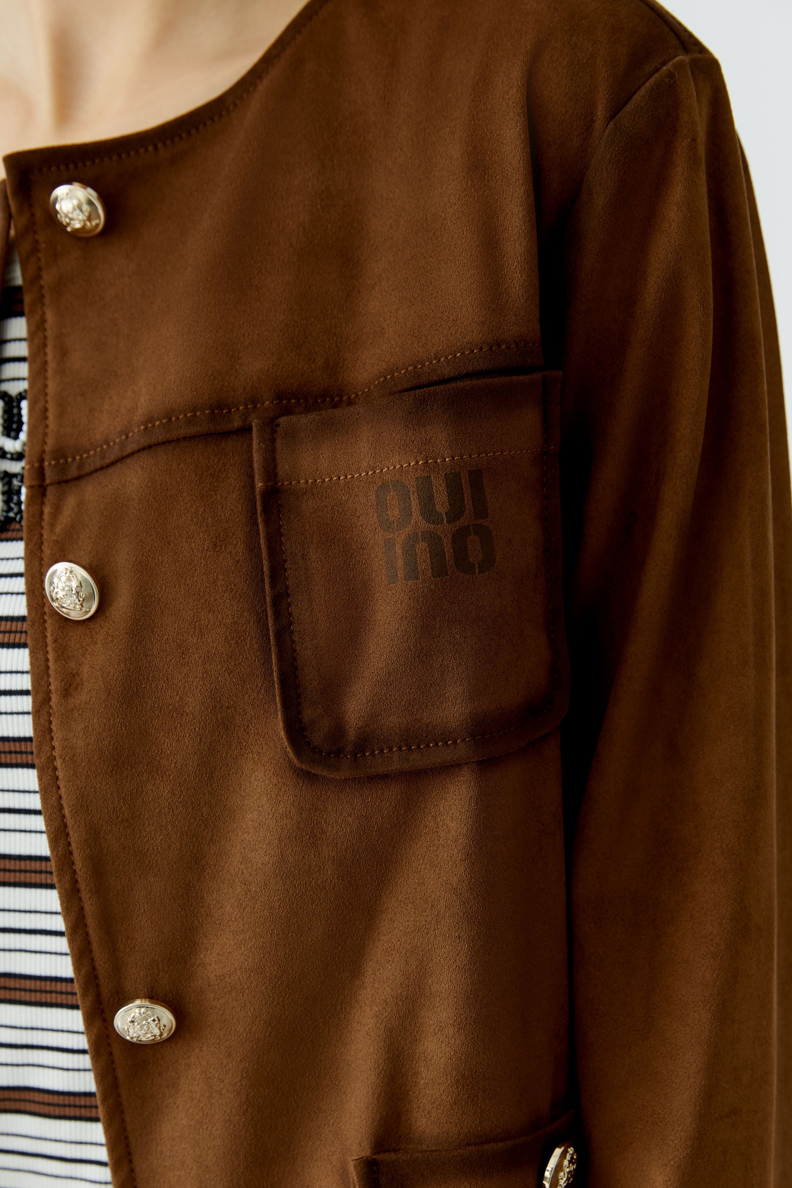 OUI Velourslederoptik Jacke