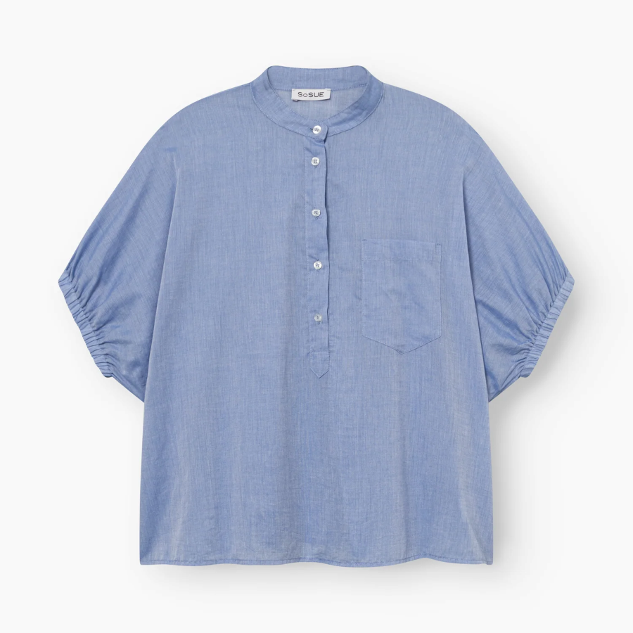 SoSue Cowboy Button Cotton Bluse