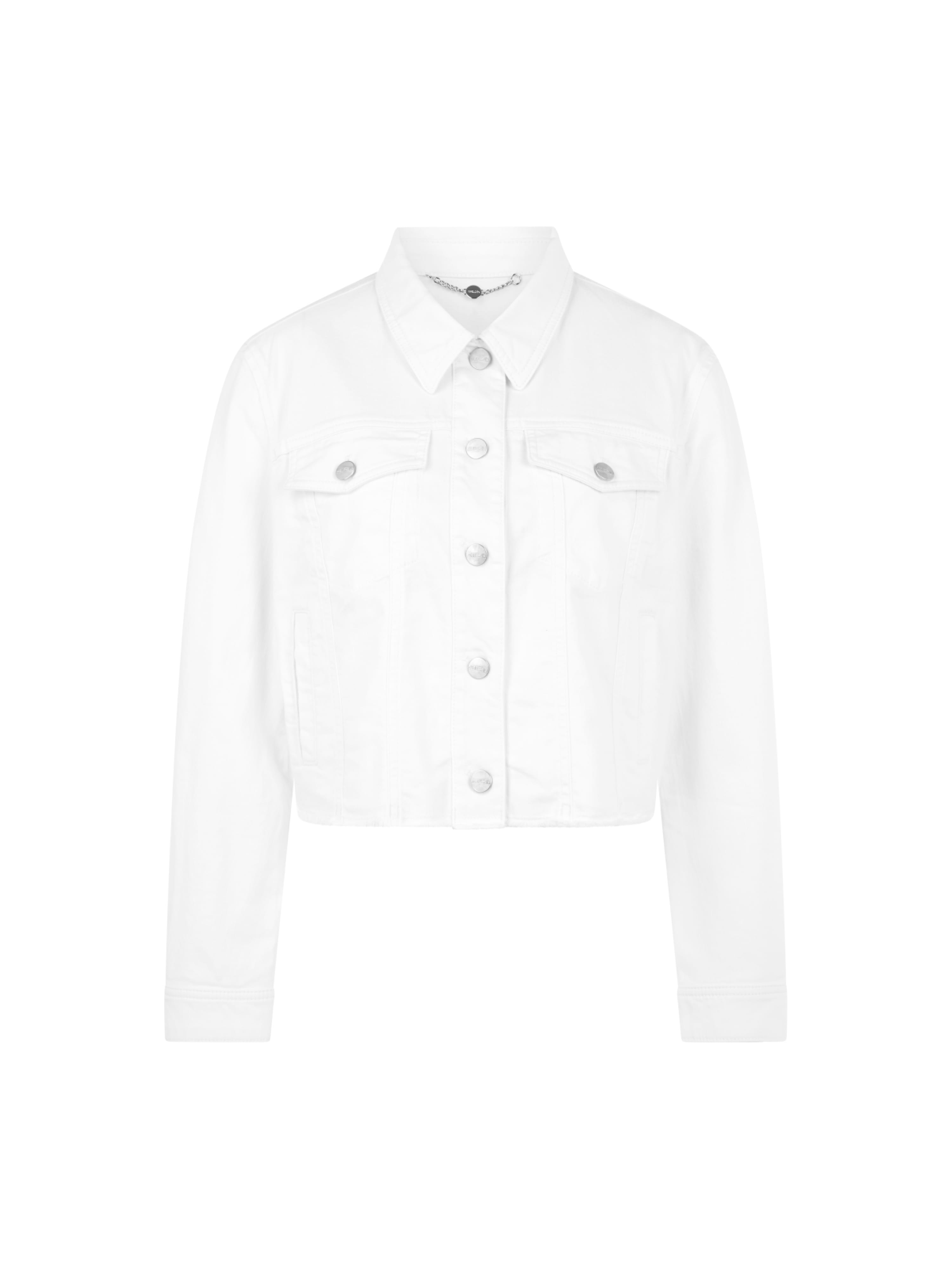 Marc Cain Kurze Jeansjacke aus Baumwollstretch