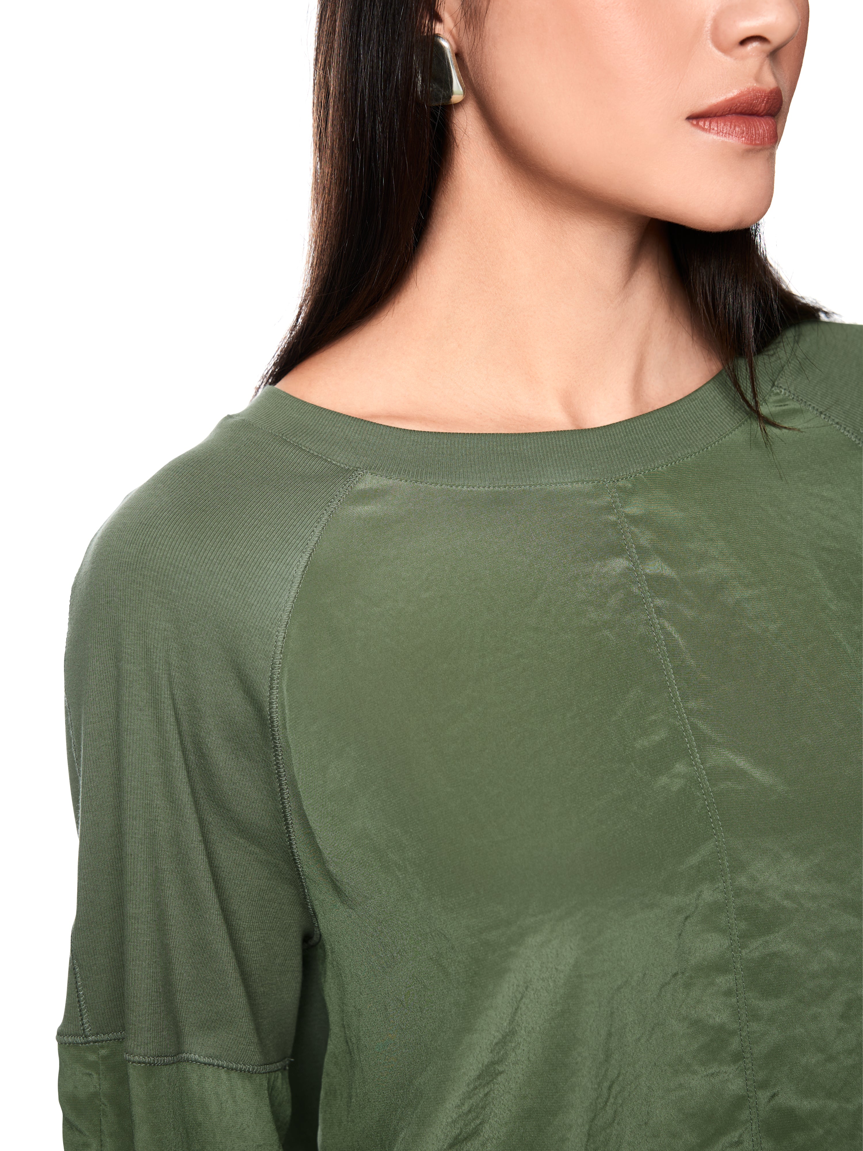 Marc Cain Blusenshirt im Materialmix