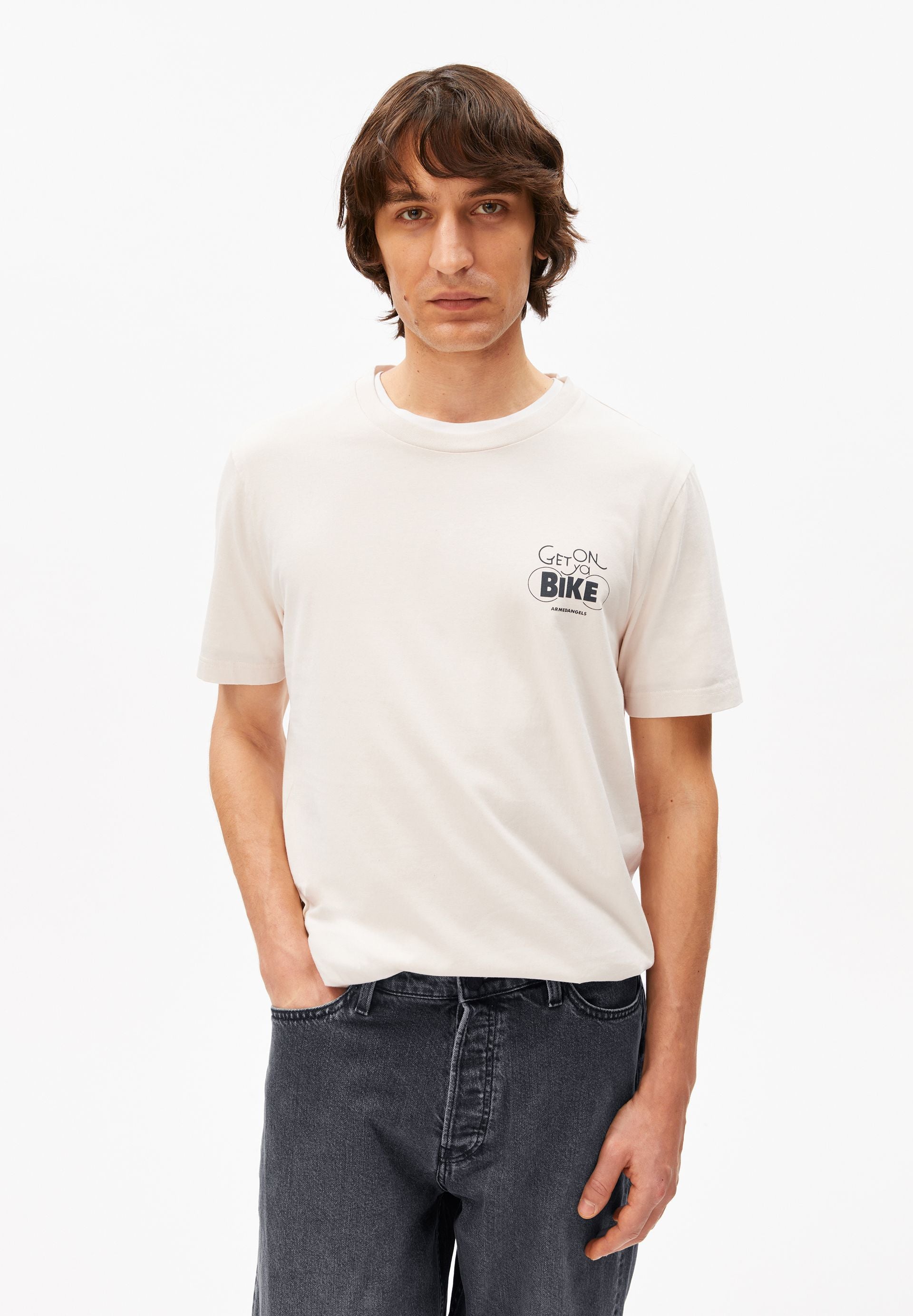 armedangels Bike T-Shirt Jaames aus Bio-Baumwolle