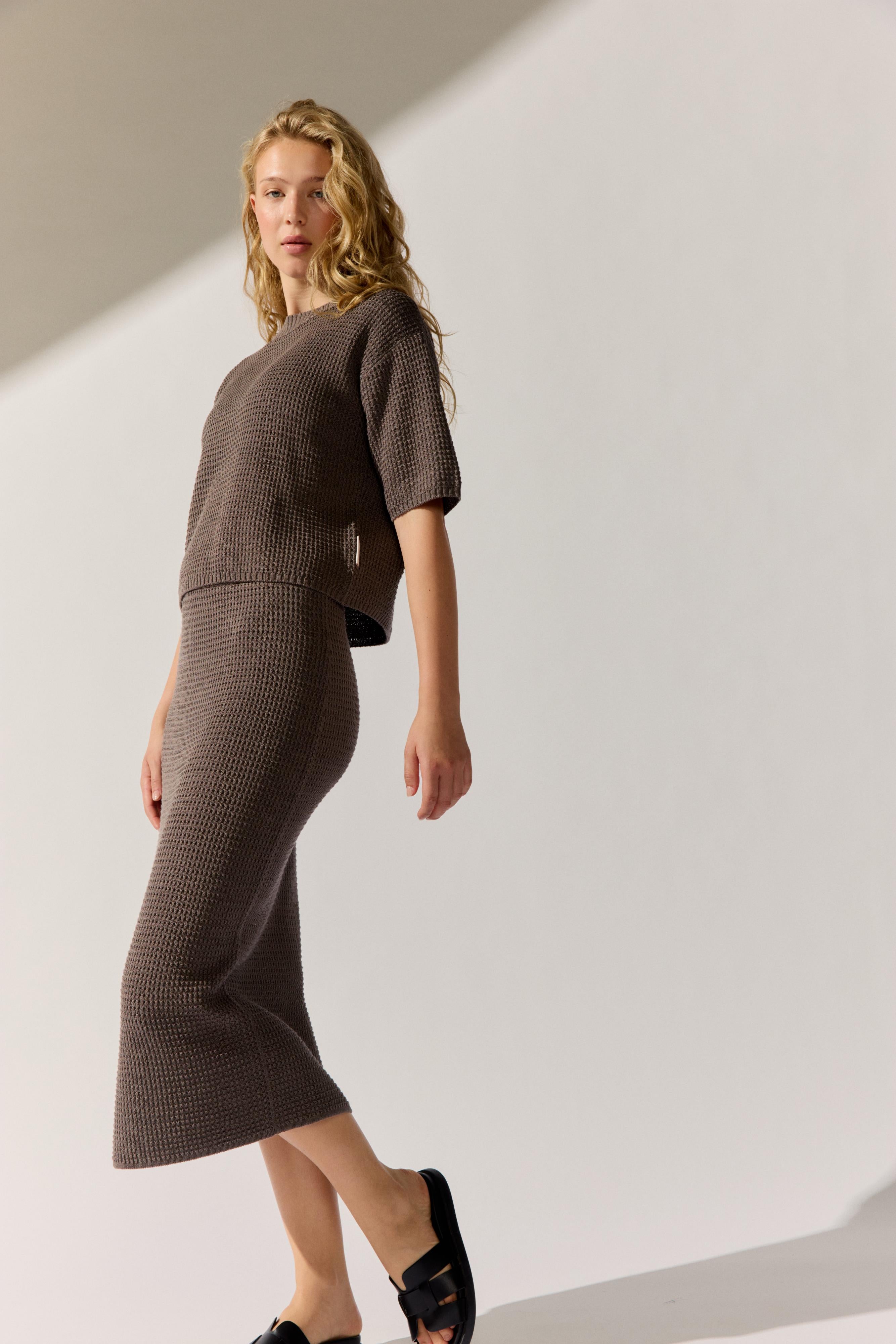 The Fashion People Ajour Skirt knitted