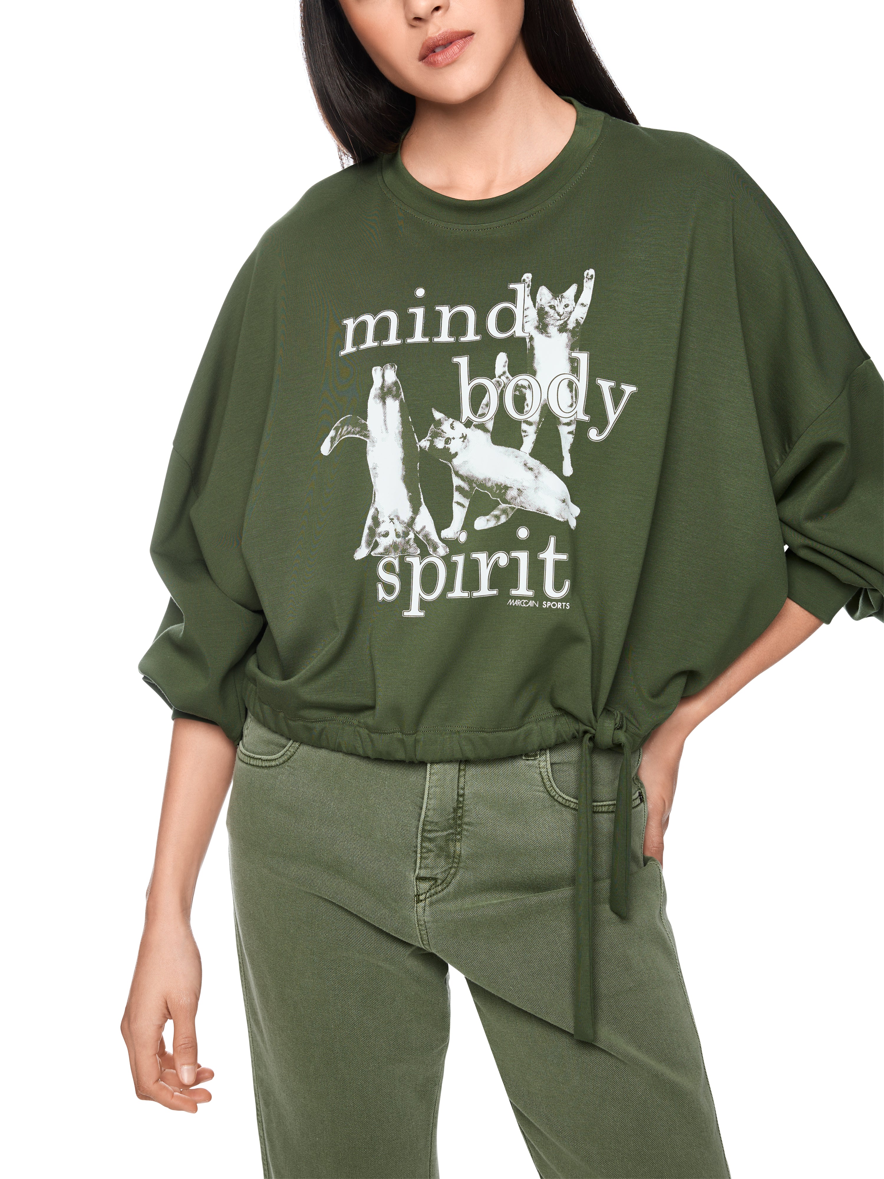 Marc Cain Sweatshirt mit Aufdruck
