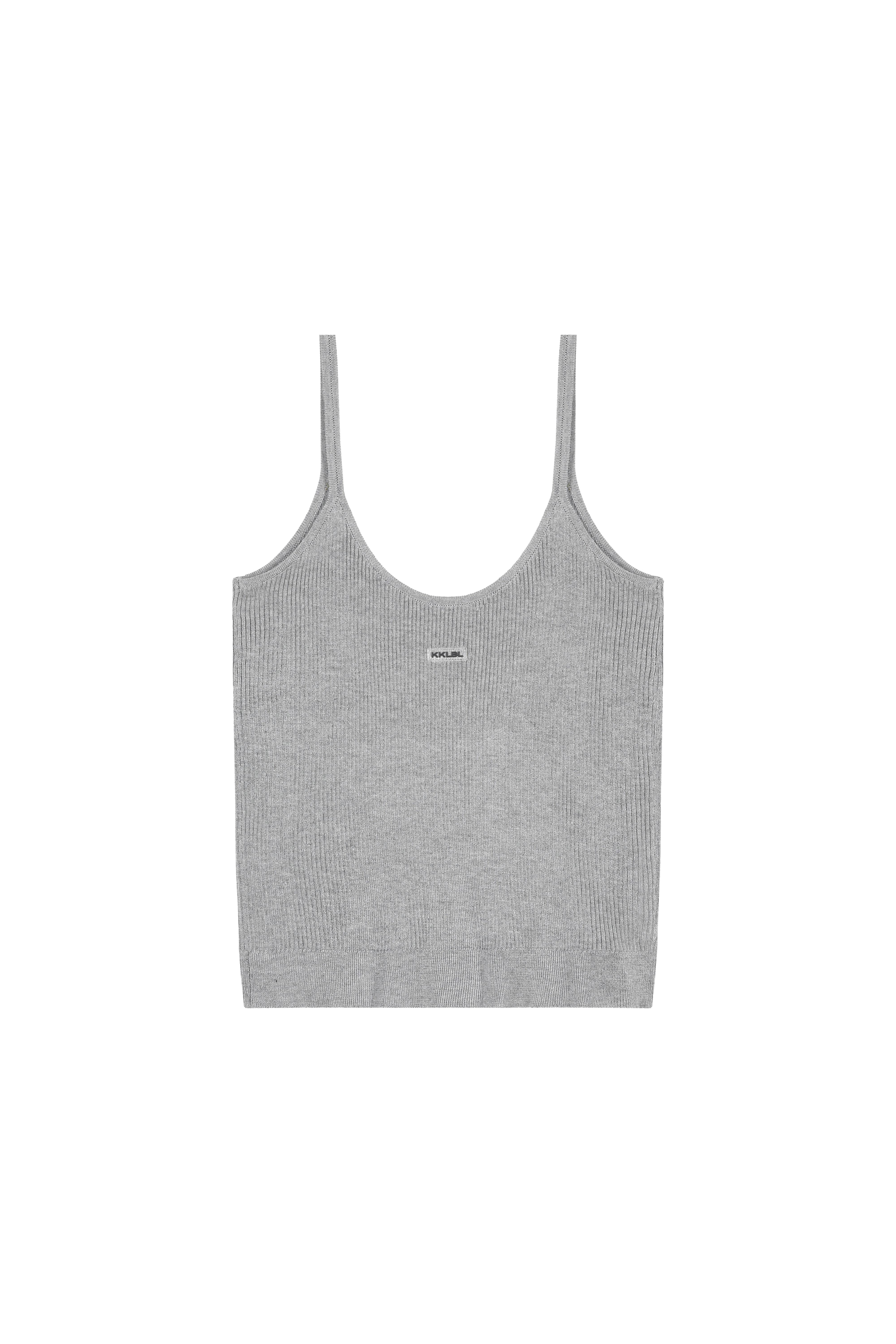 Karo Kauer Knit Top Grey