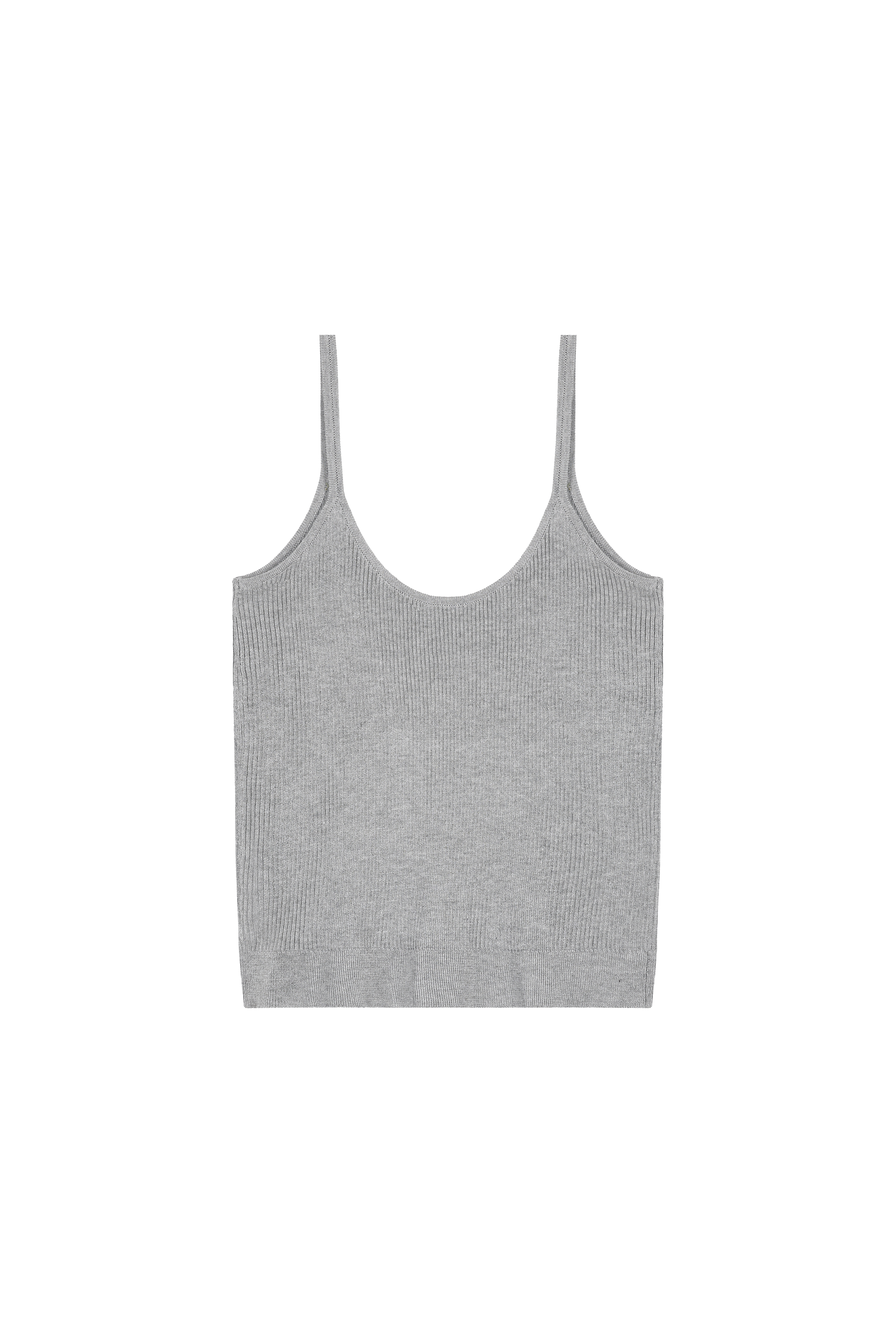 Karo Kauer Knit Top Grey