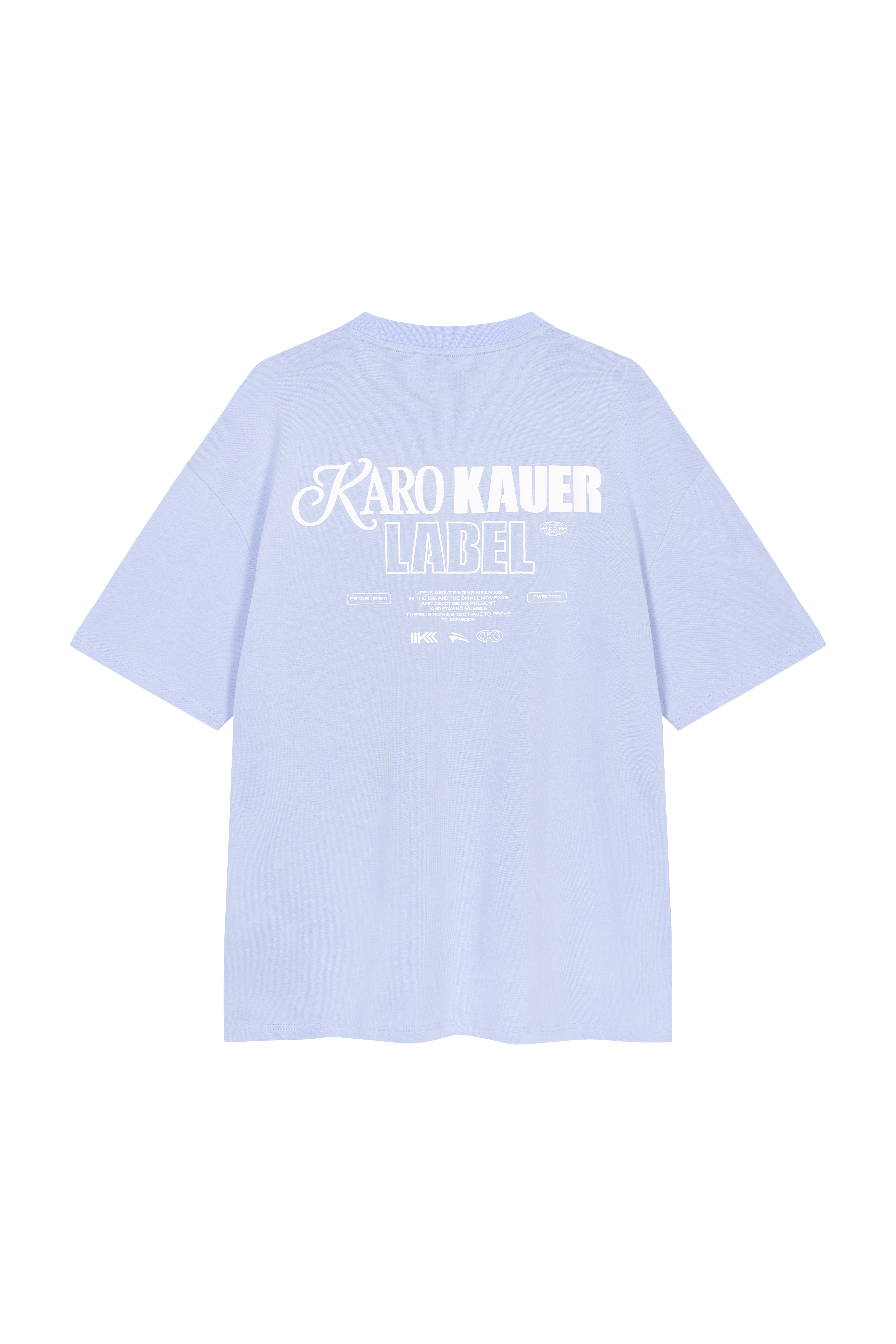 Karo Kauer T-Shirt Light Blue