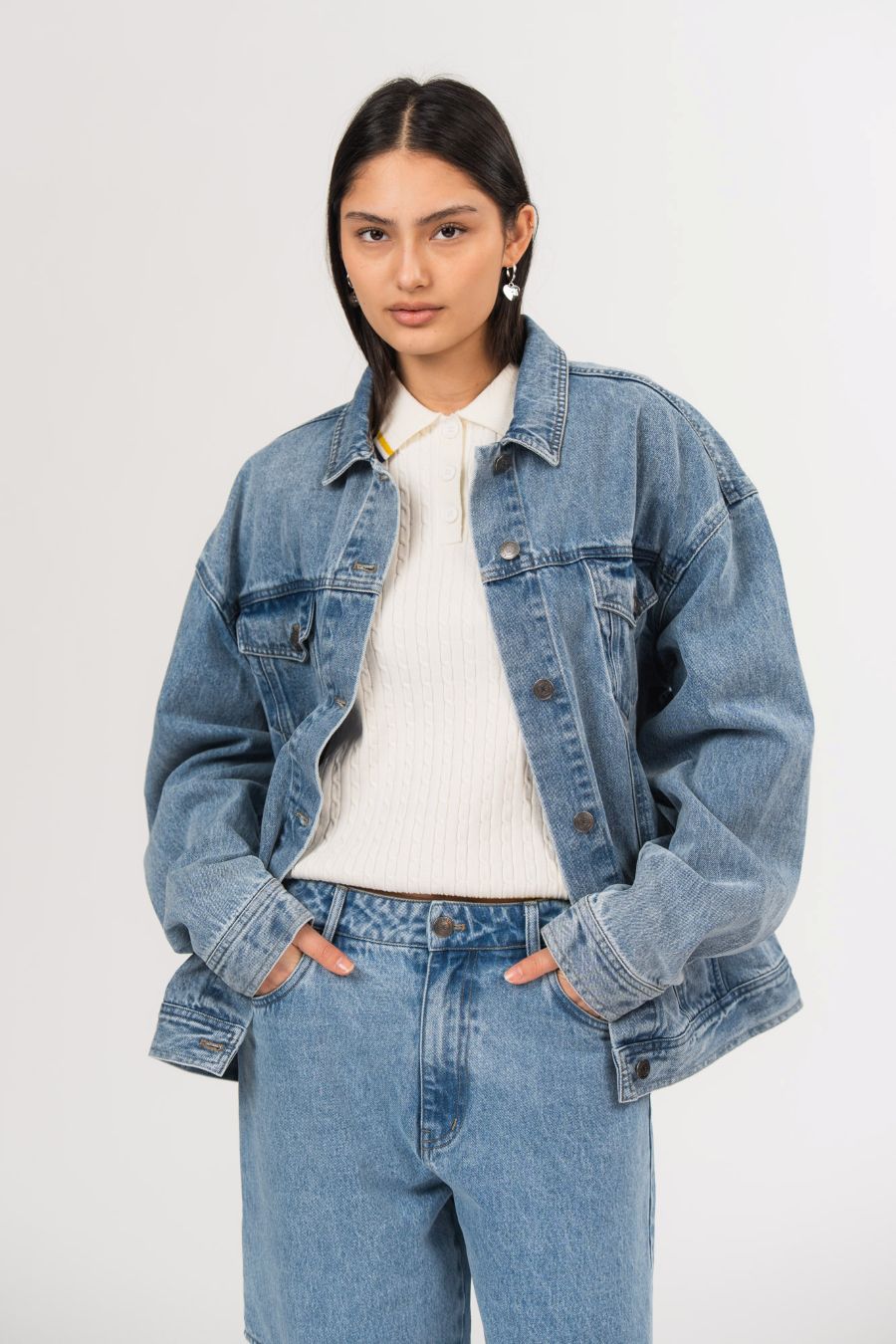 Karo Kauer Denim Jacket Blue