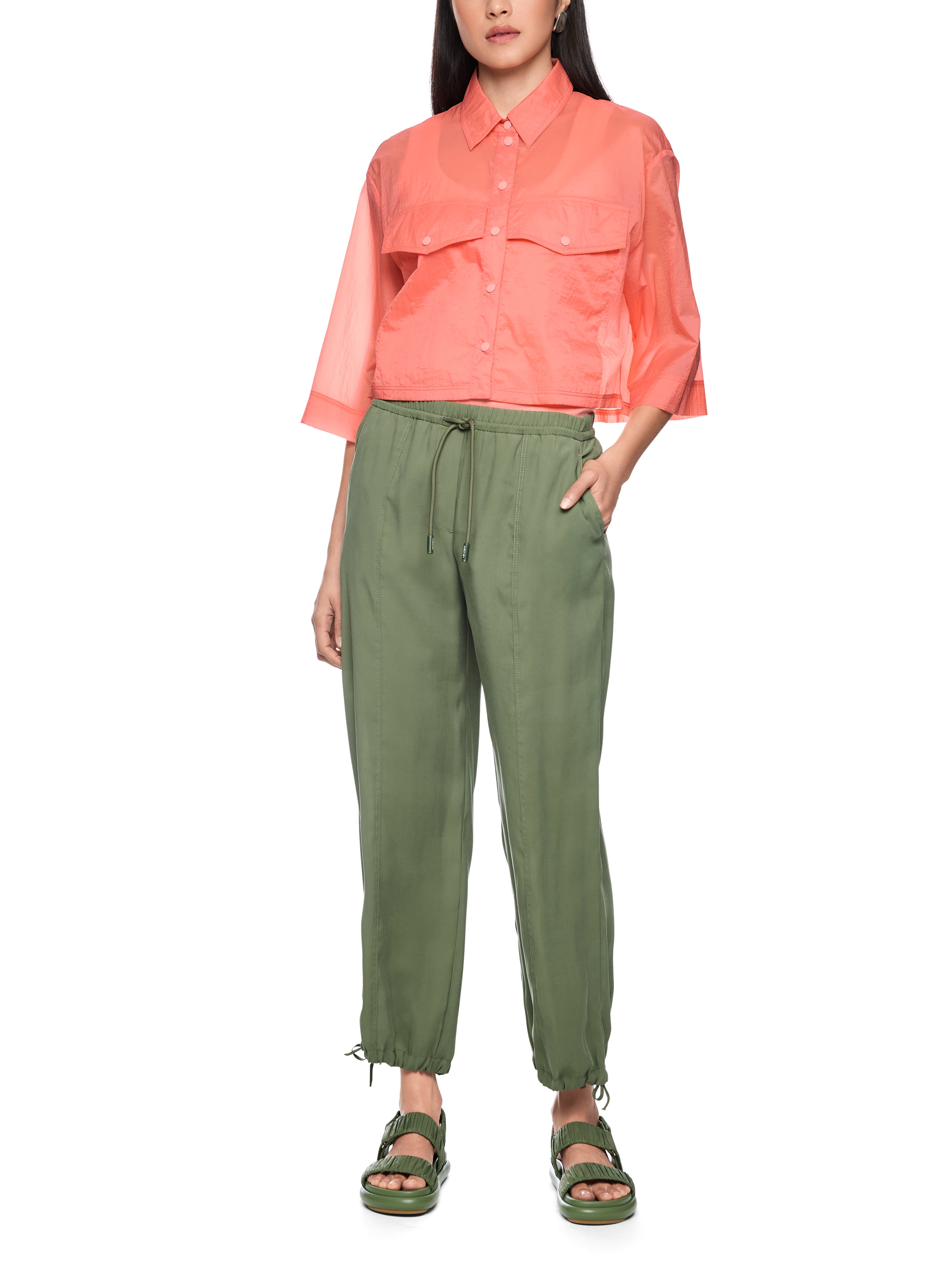 Marc Cain Transparente Hemdbluse