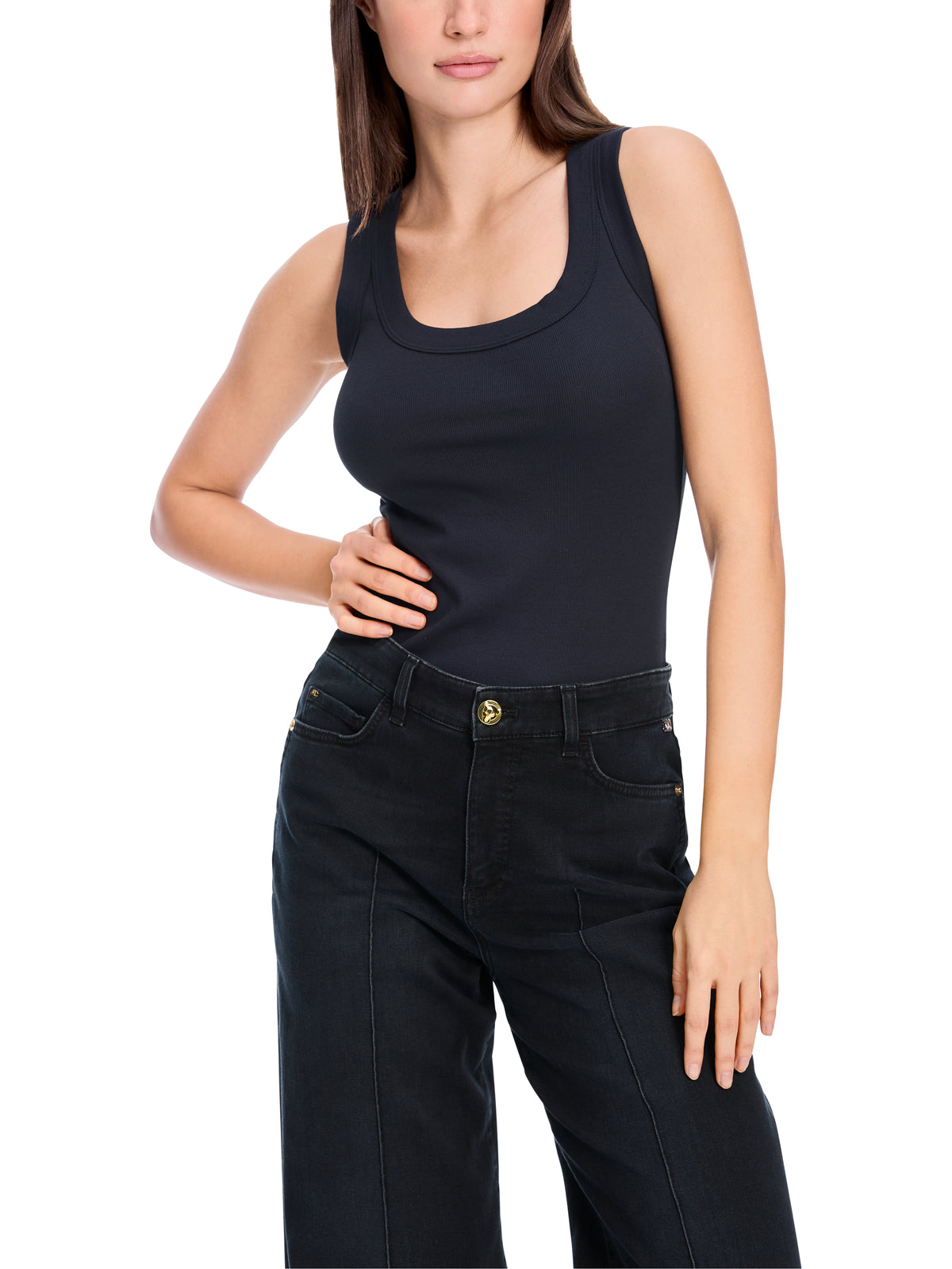 Marc Cain Tanktop aus Feinripp