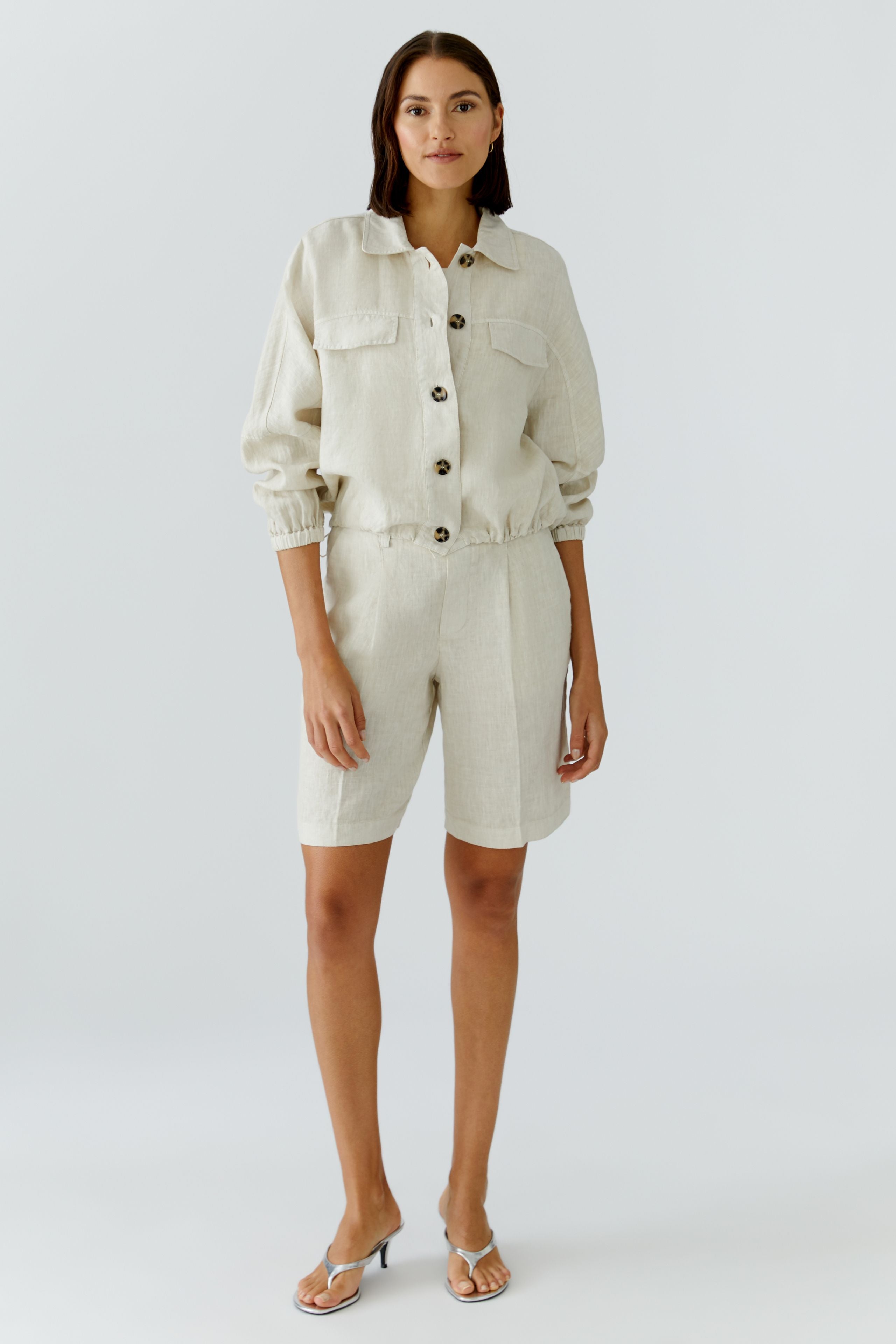 OUI Leinen Blouson