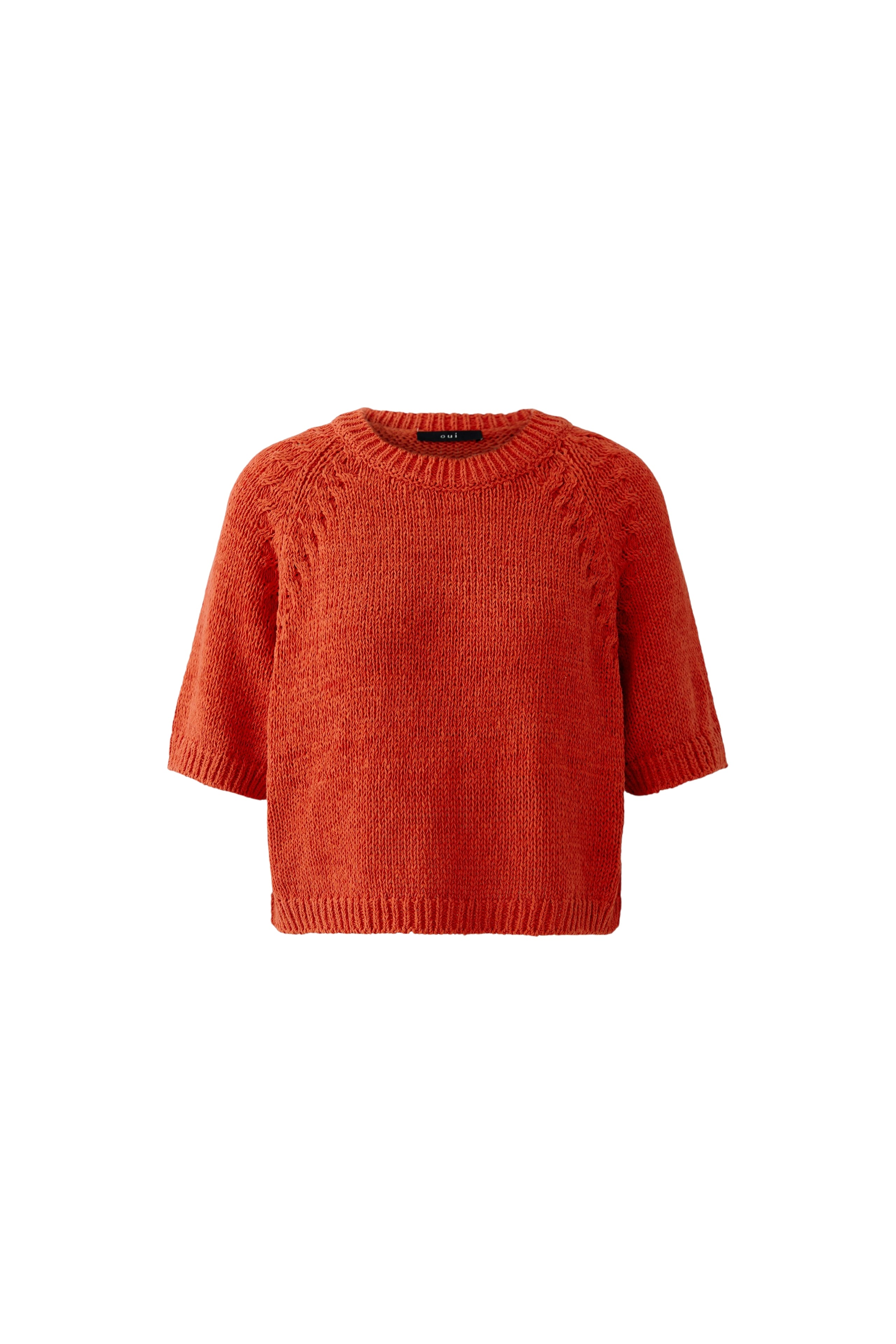 OUI Halbarm Pullover