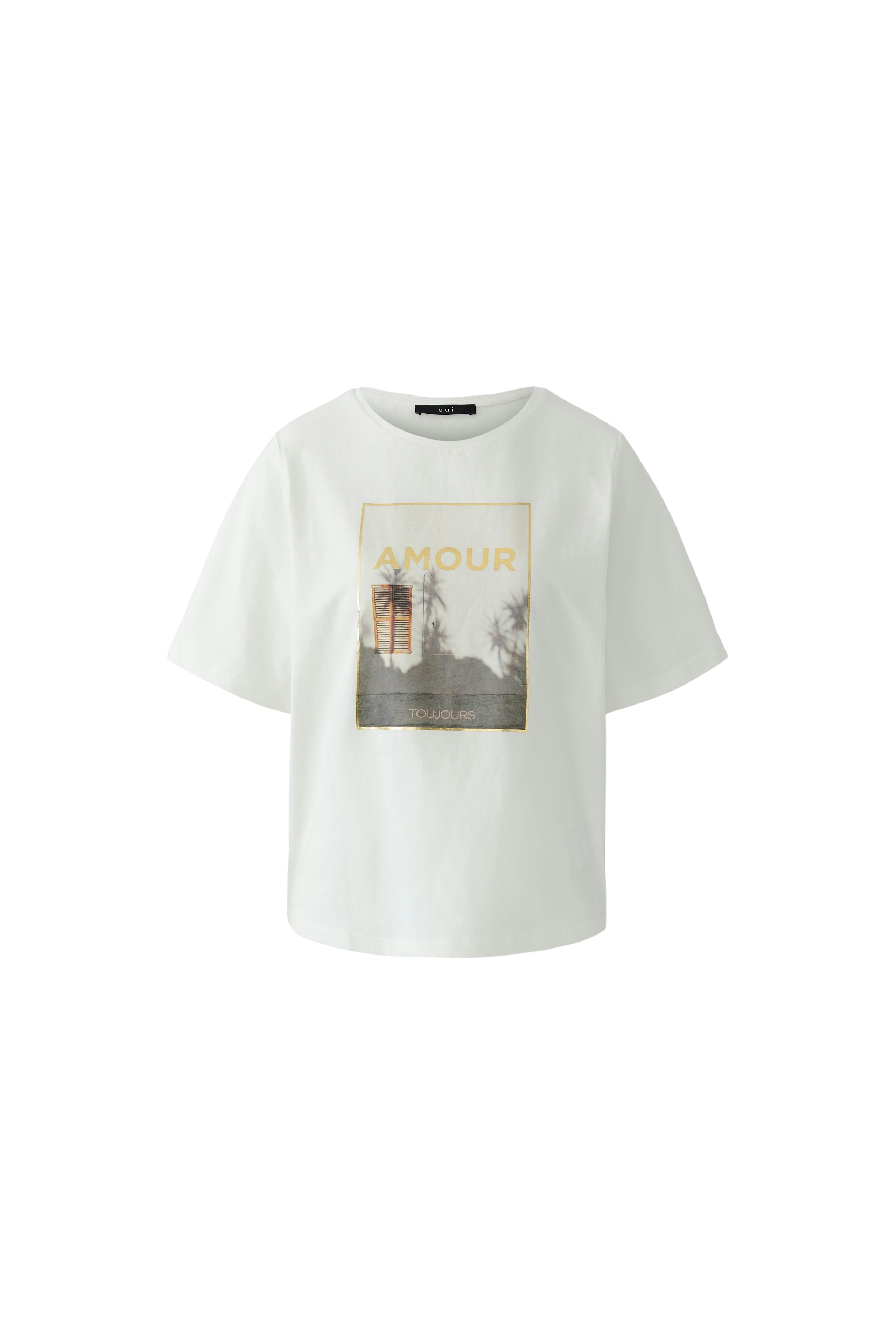 OUI T-Shirt mit wertigem Digitaldruck