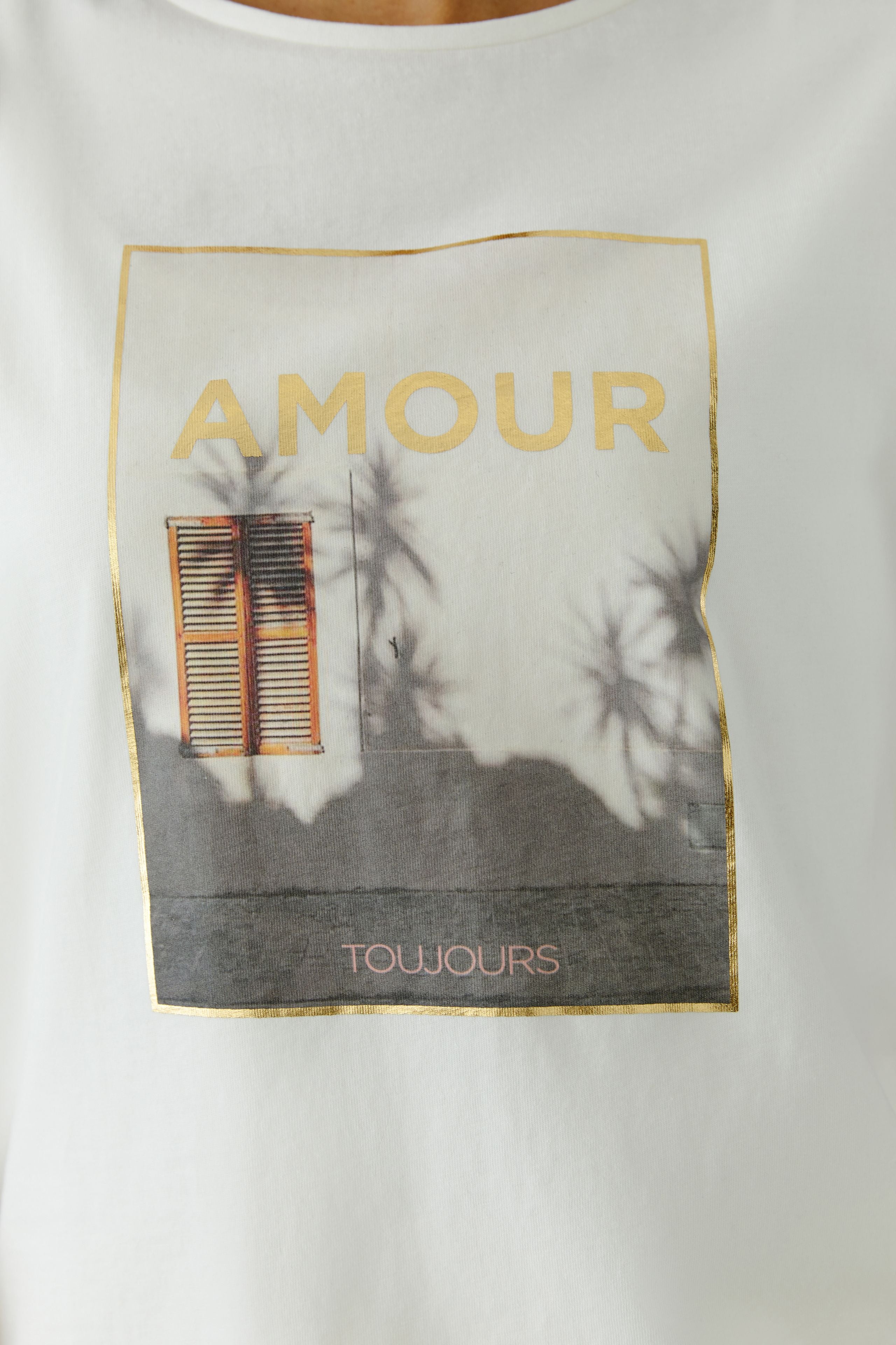 OUI T-Shirt mit wertigem Digitaldruck