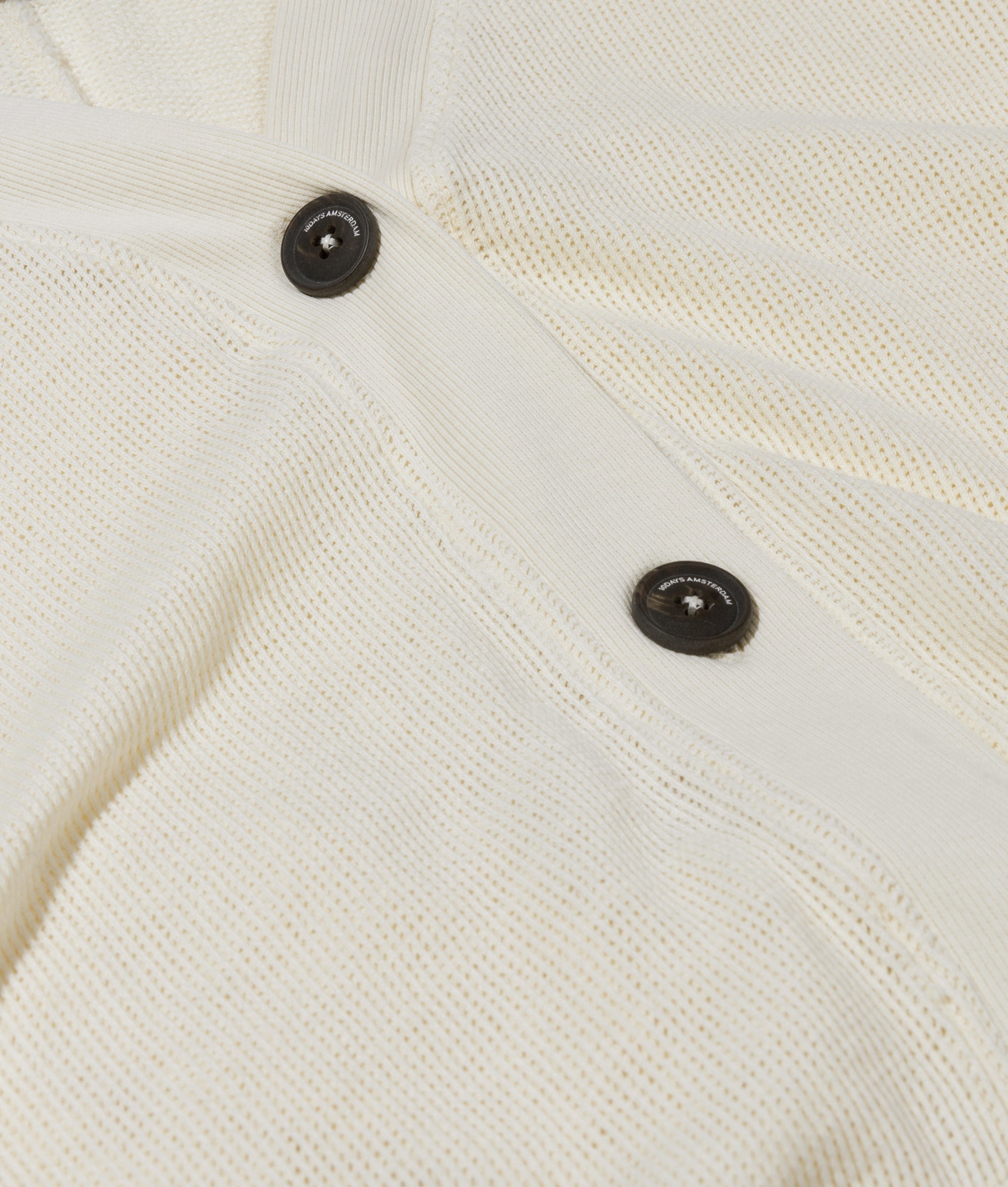 10Days v-neck cardigan mesh