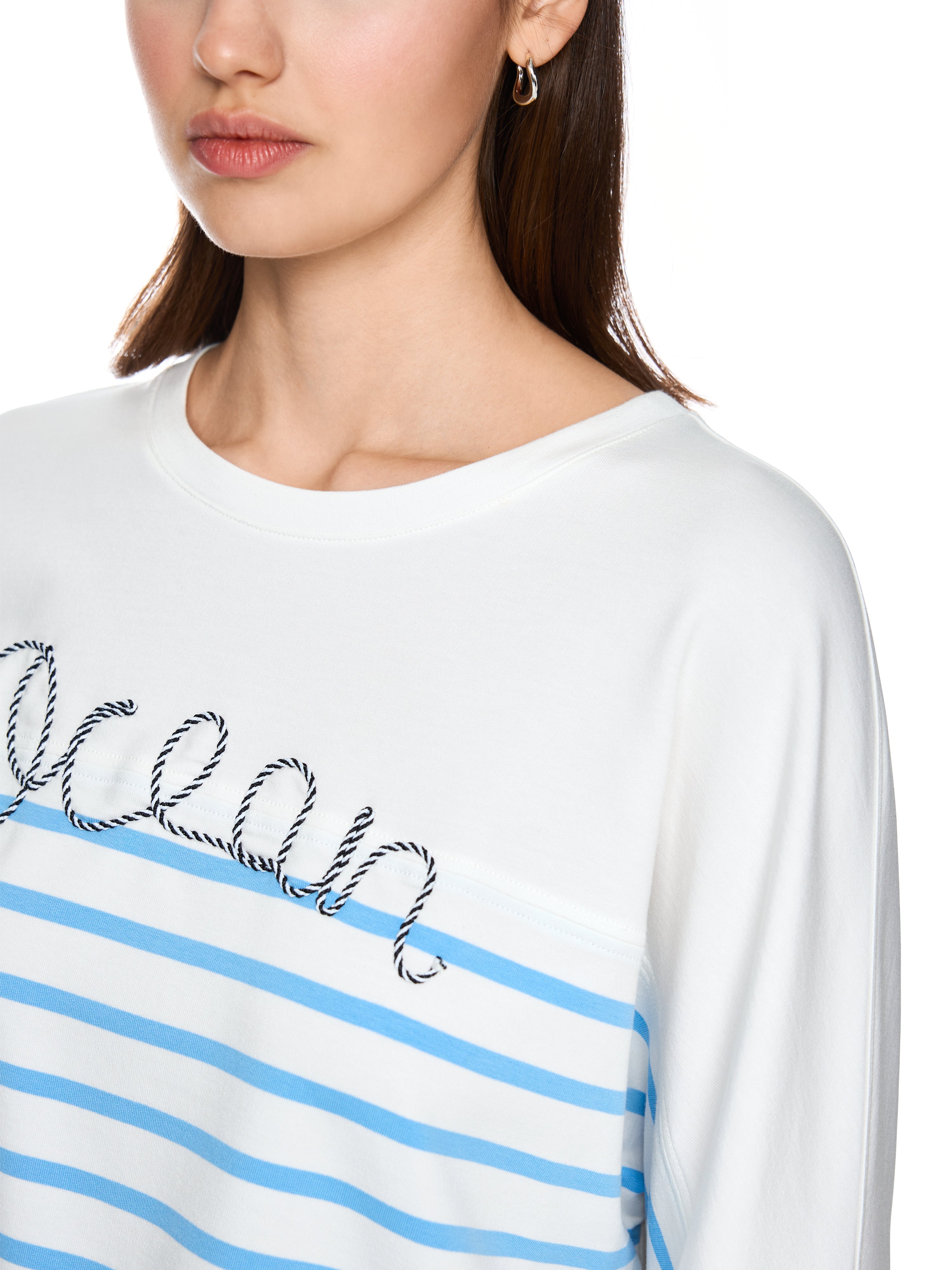 Marc Cain Gestreiftes Sweatshirt