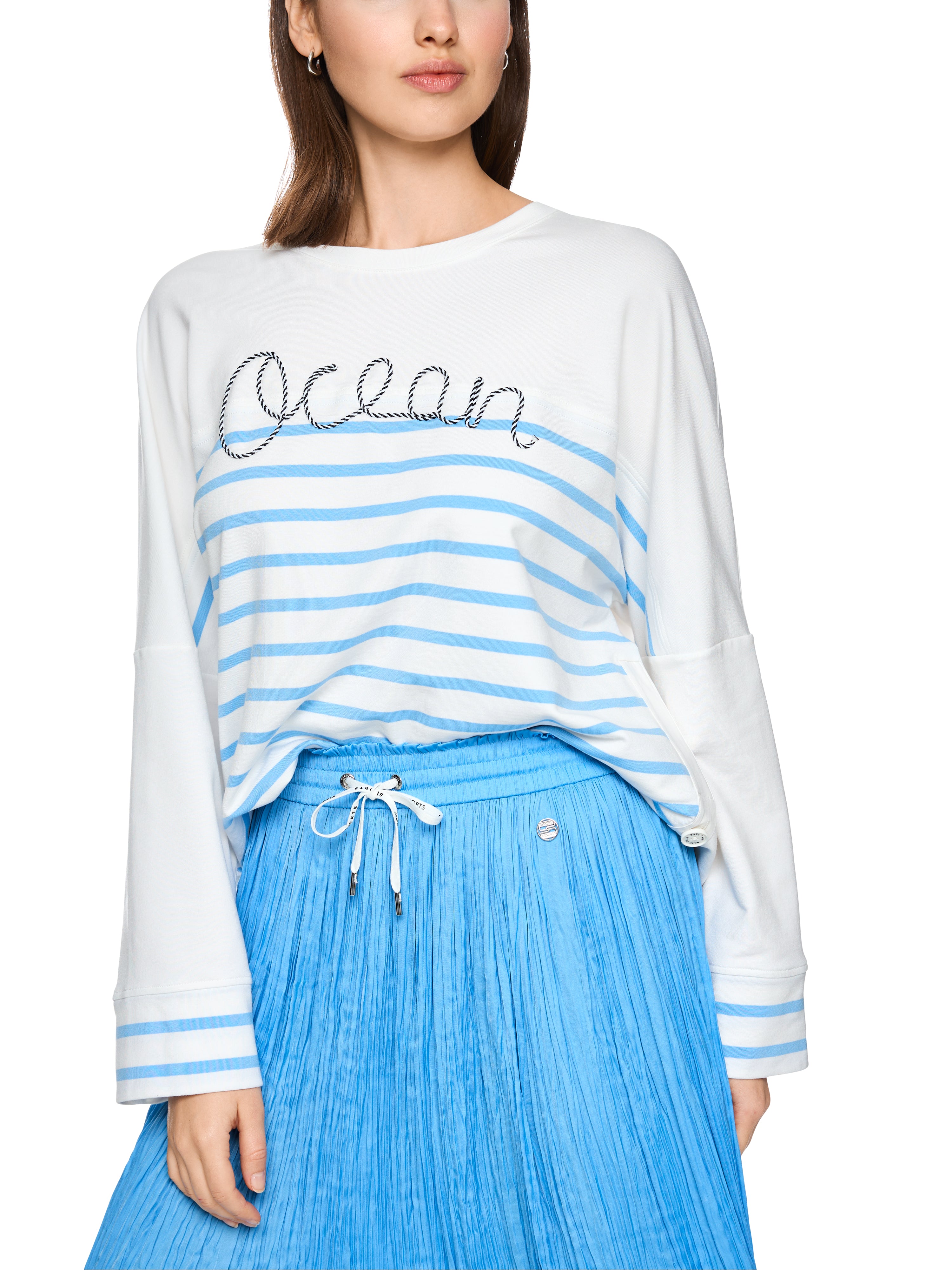 Marc Cain Gestreiftes Sweatshirt