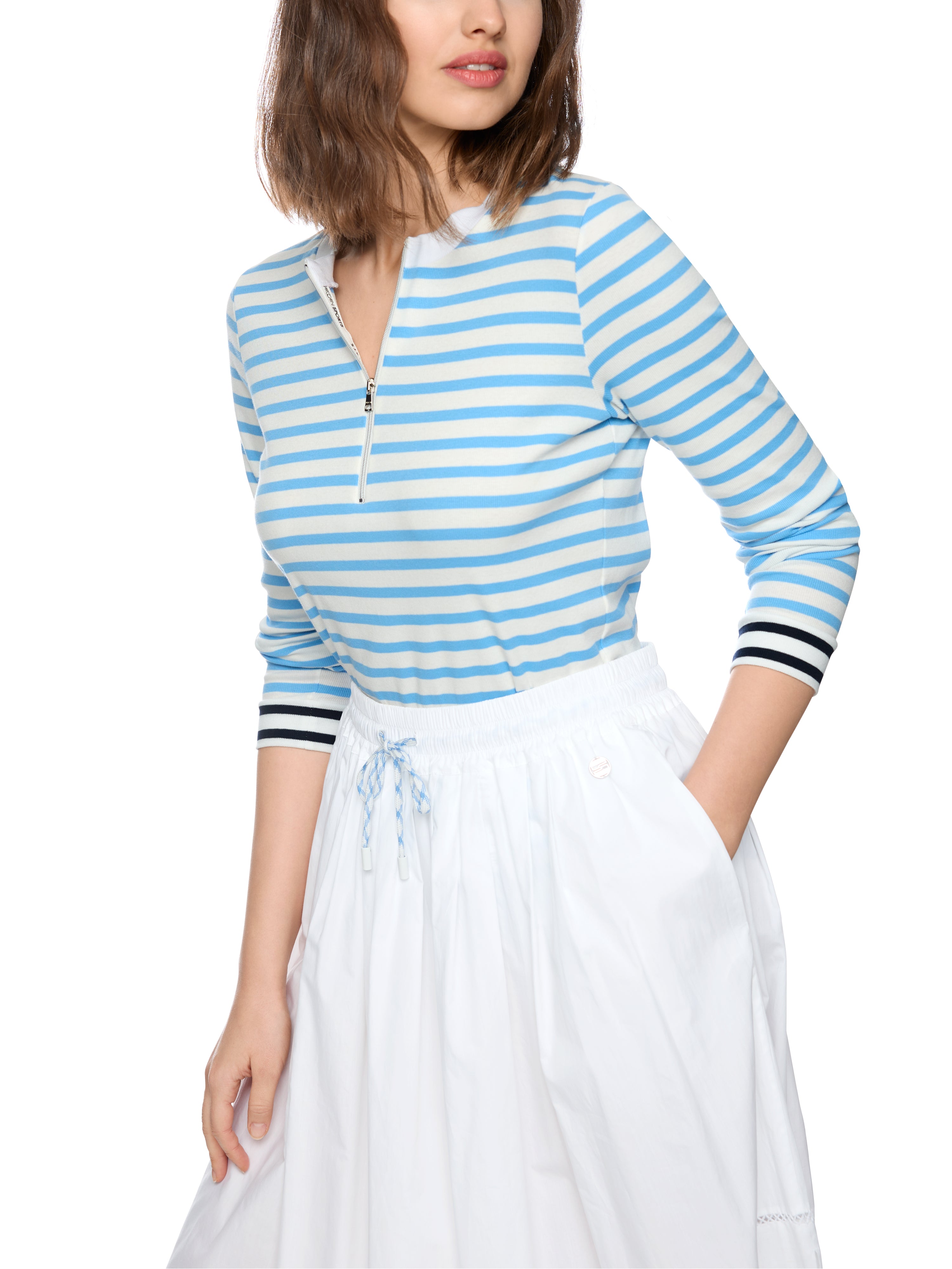 Marc Cain Gestreiftes Langarmshirt