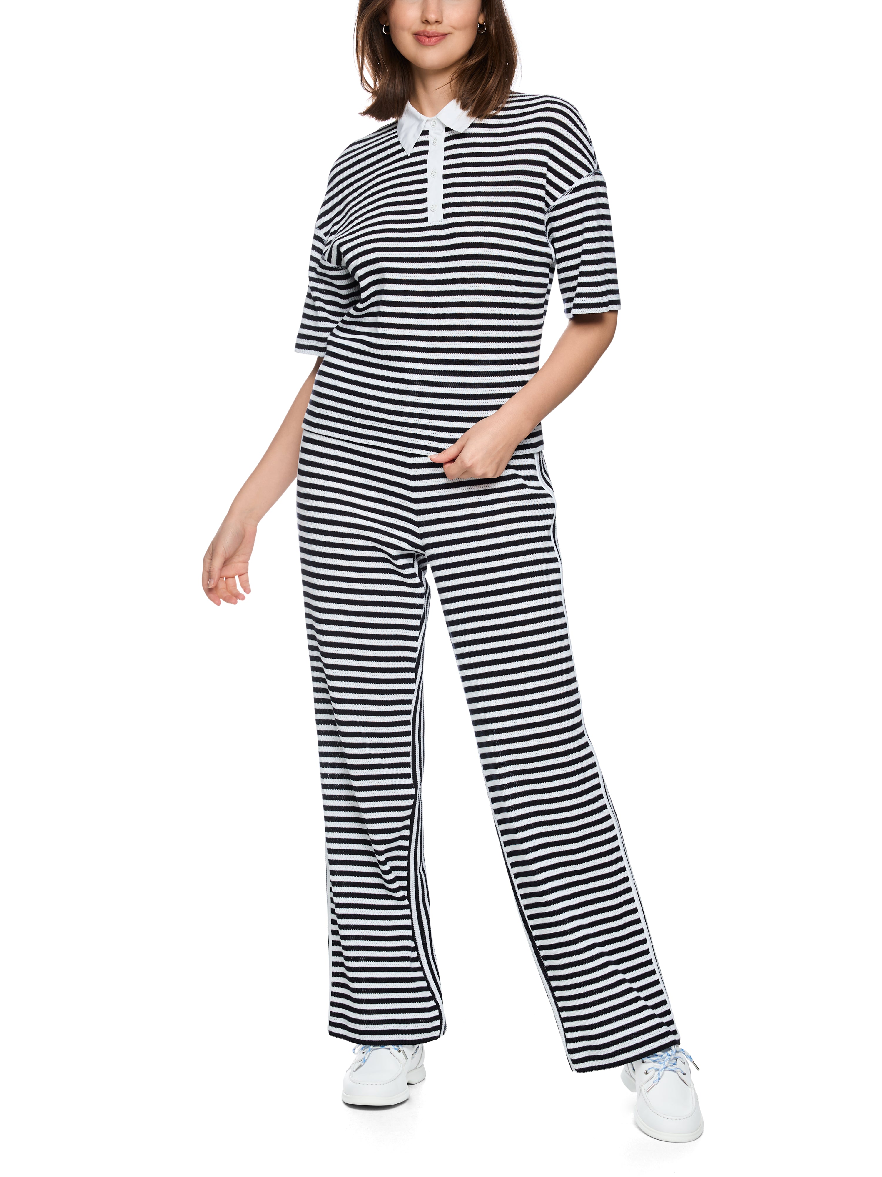 Marc Cain Gestreiftes Poloshirt