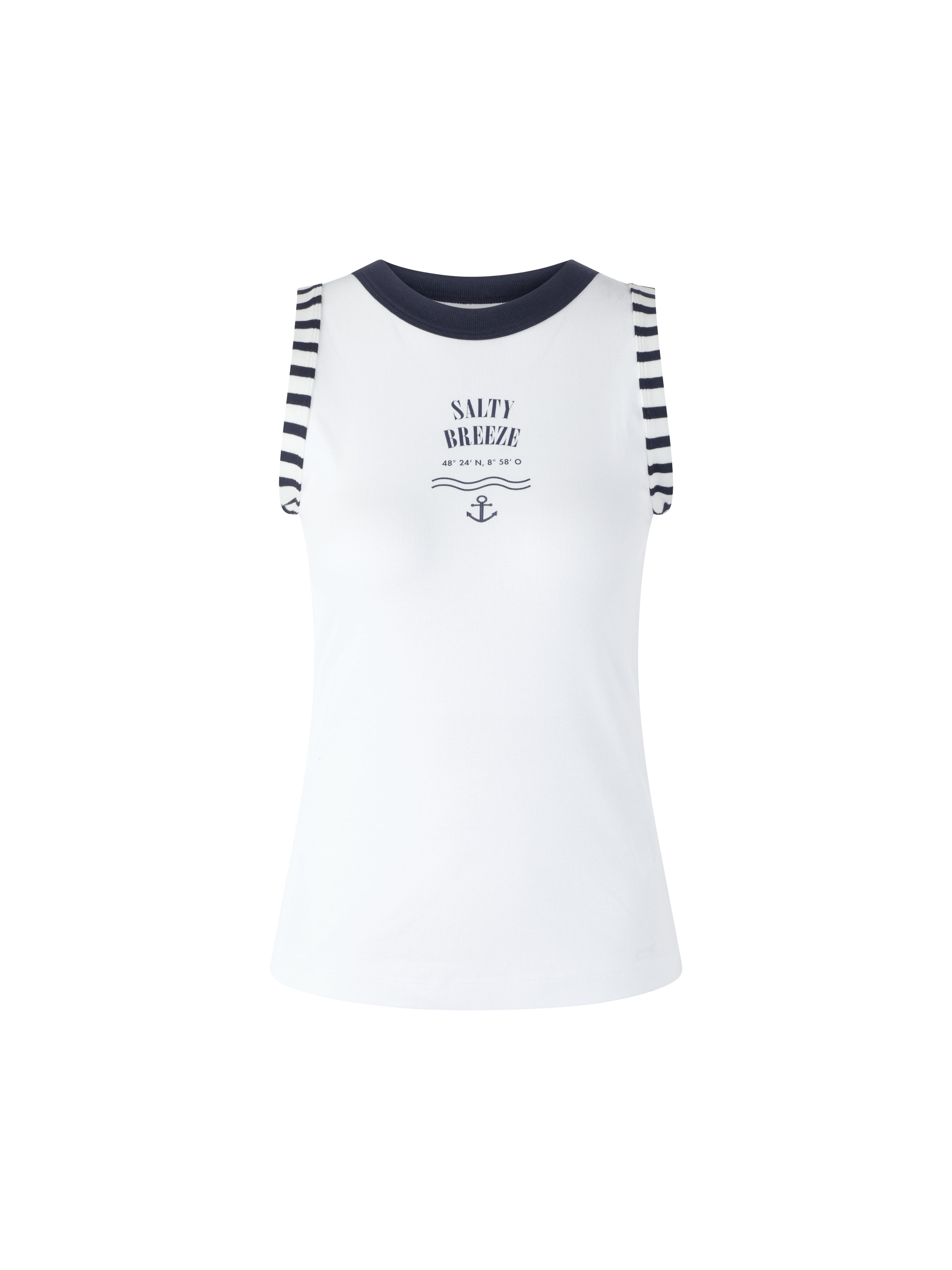 Marc Cain Top mit maritimem Print