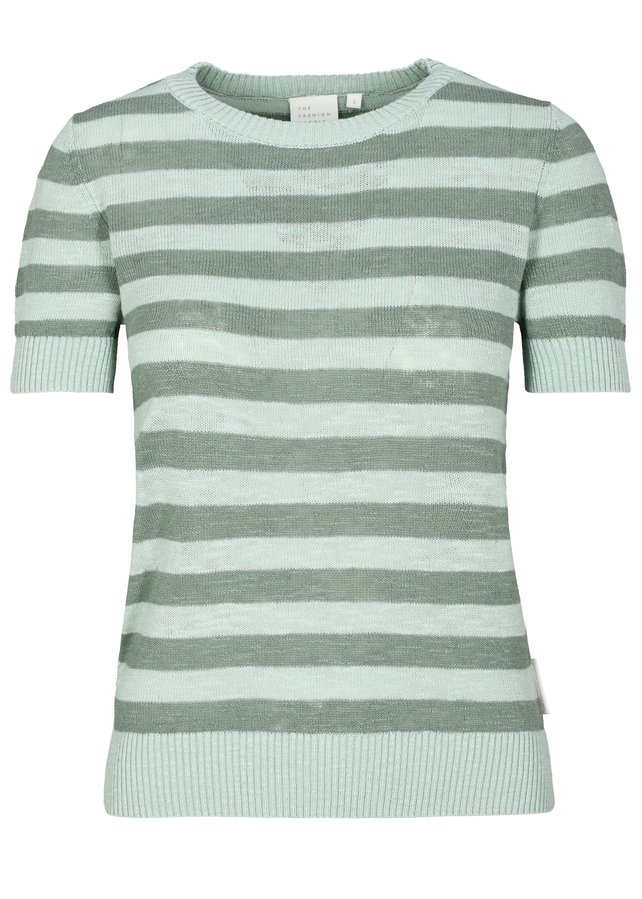 The Fashion People Linen T-Shirt striped knitted