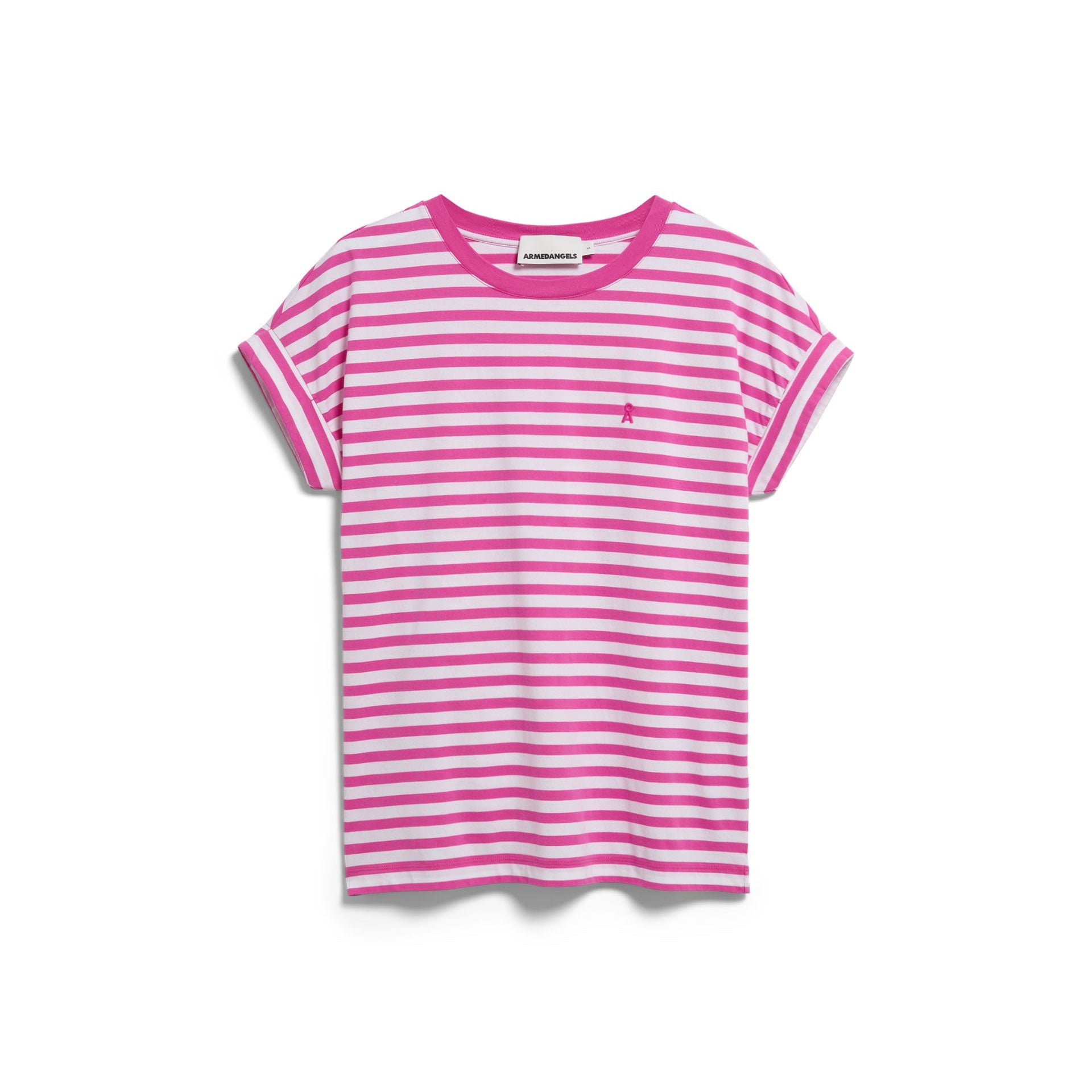 armedangels gestreiftes T-Shirt IDAARA aus Bio-Baumwolle