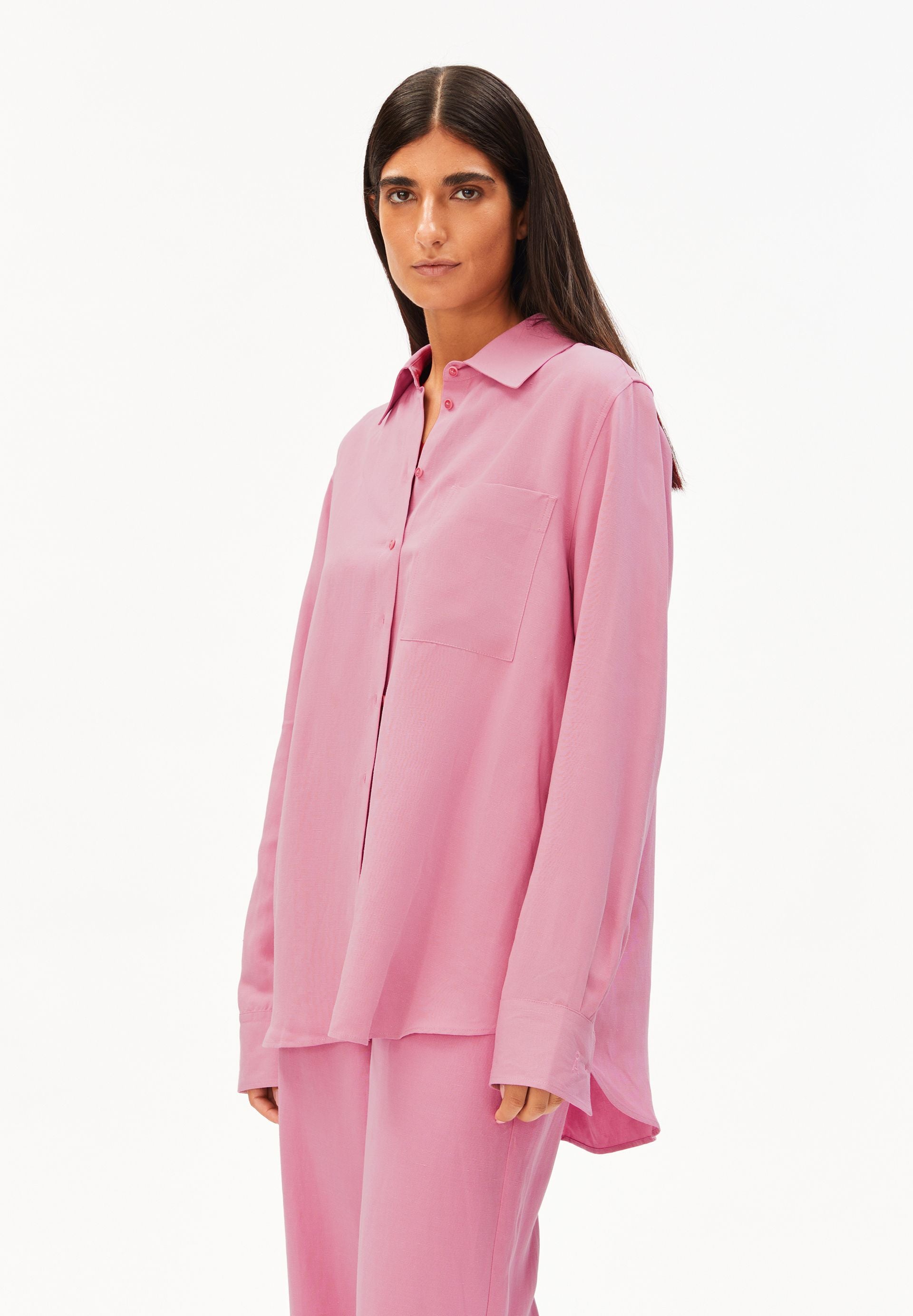 armedangels Bluse Leinen-Mix