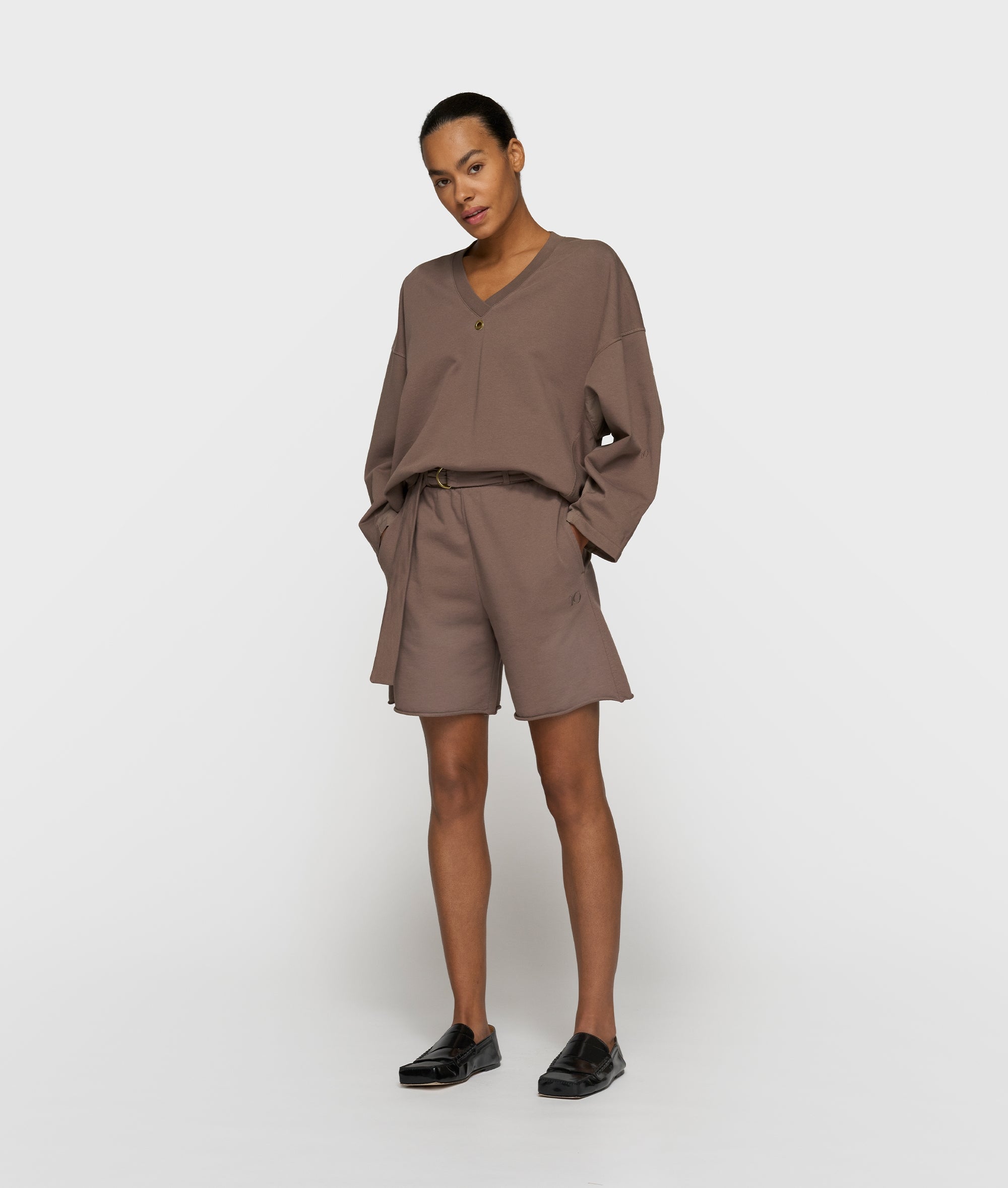10Days belted shorts fleece