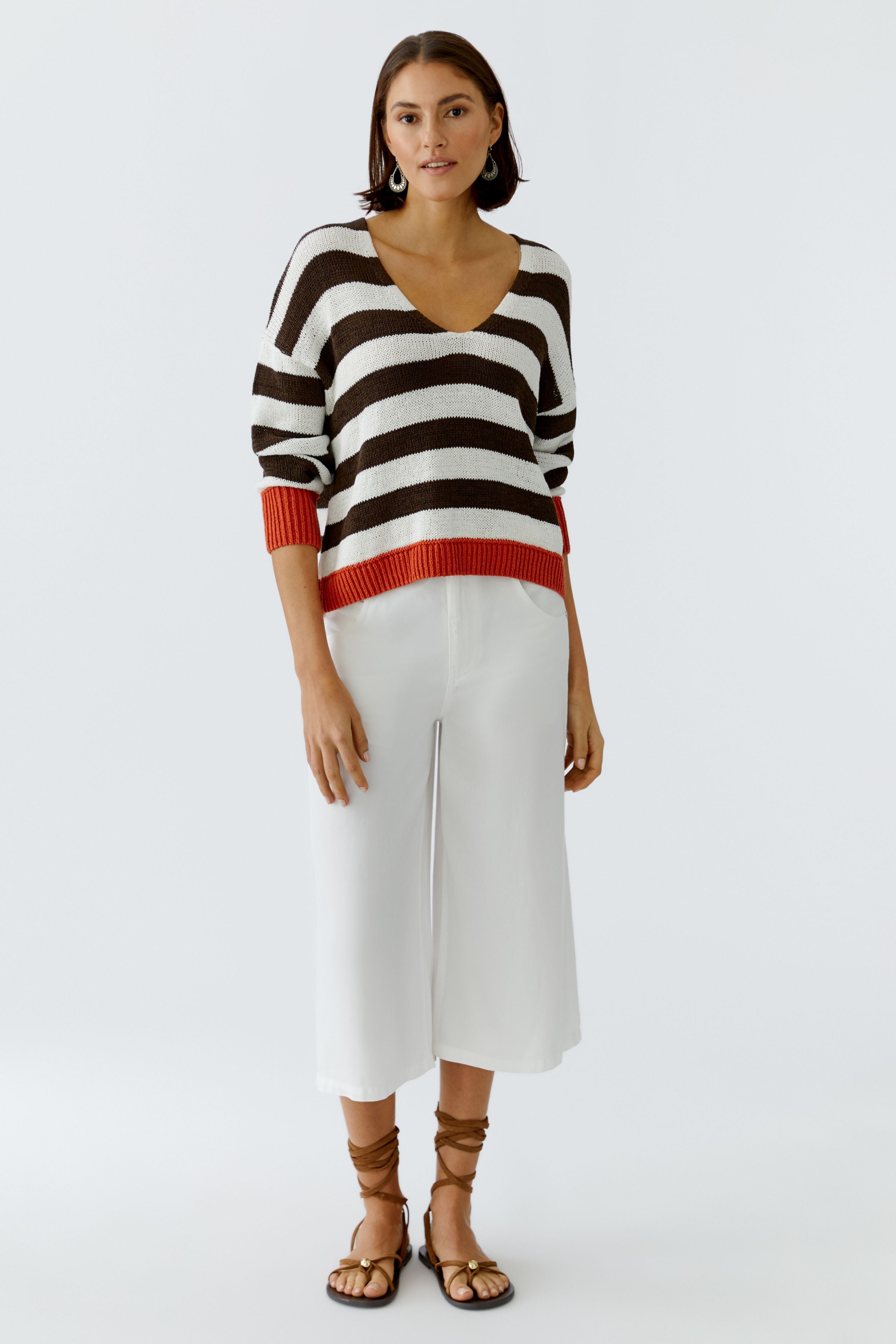 OUI gestreifter Pullover