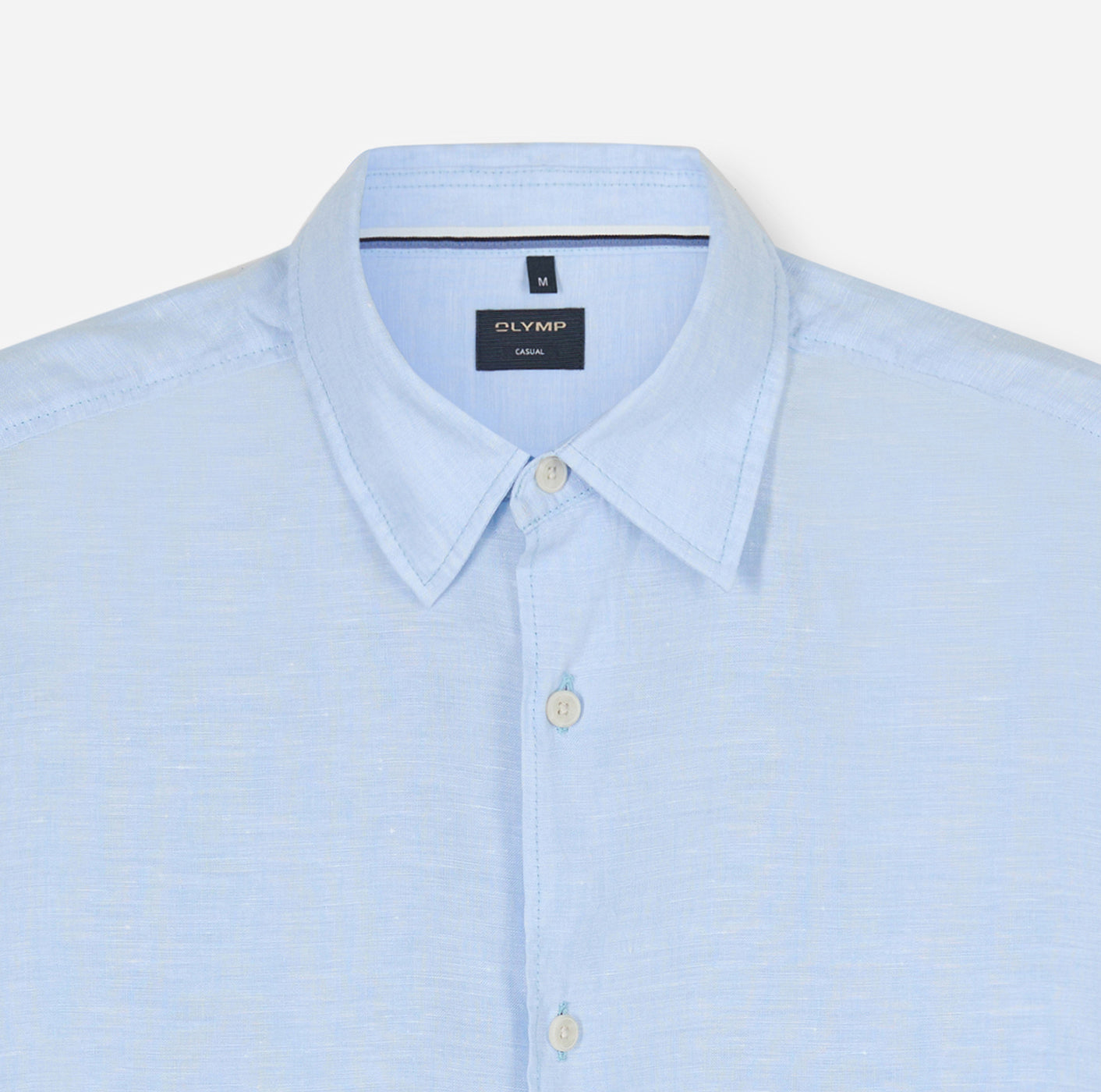 OLYMP Freizeithemd Casual in regular Fit Hellblau