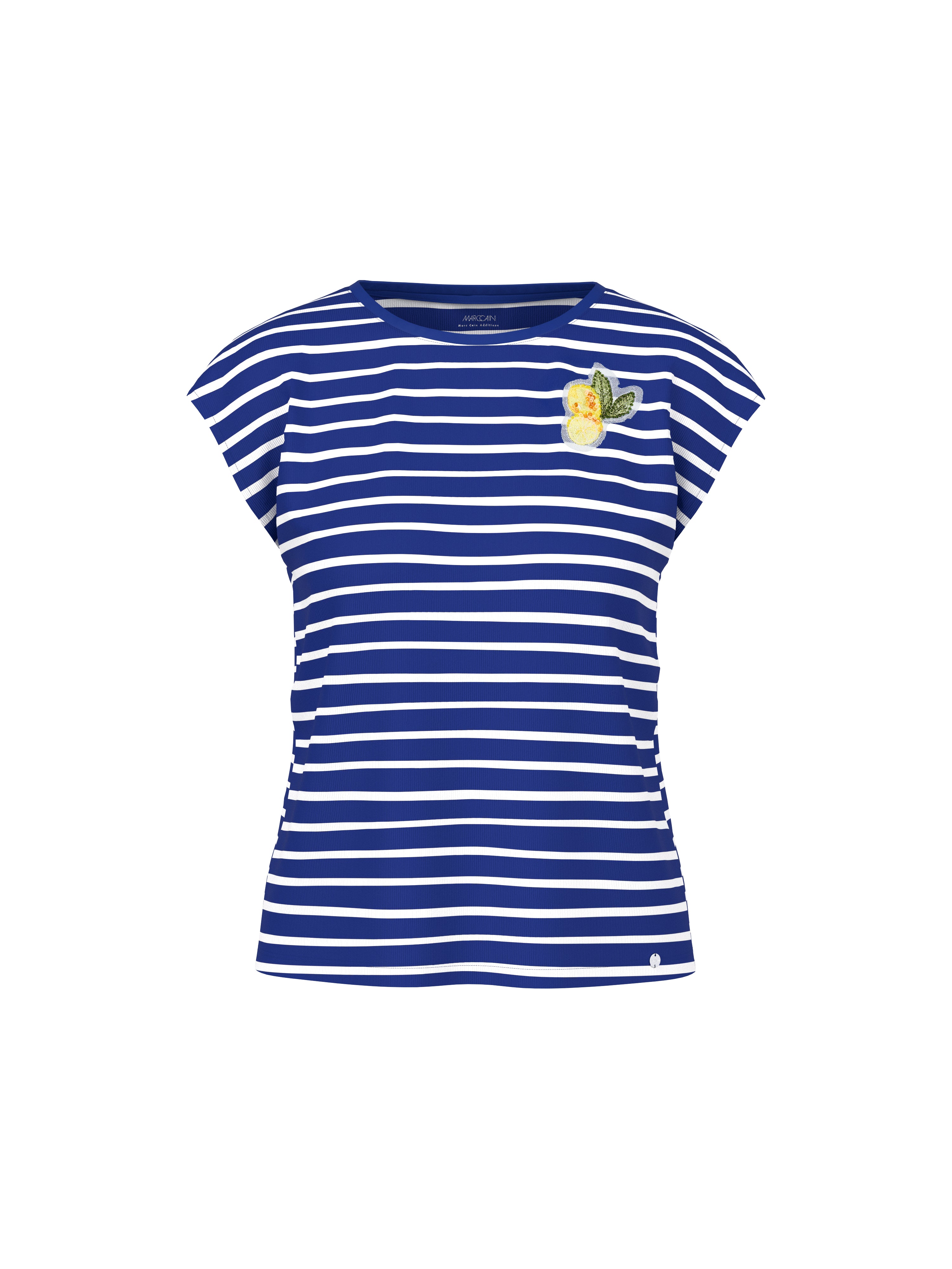 Marc Cain Ringelshirt mit Zitronen-Applikation