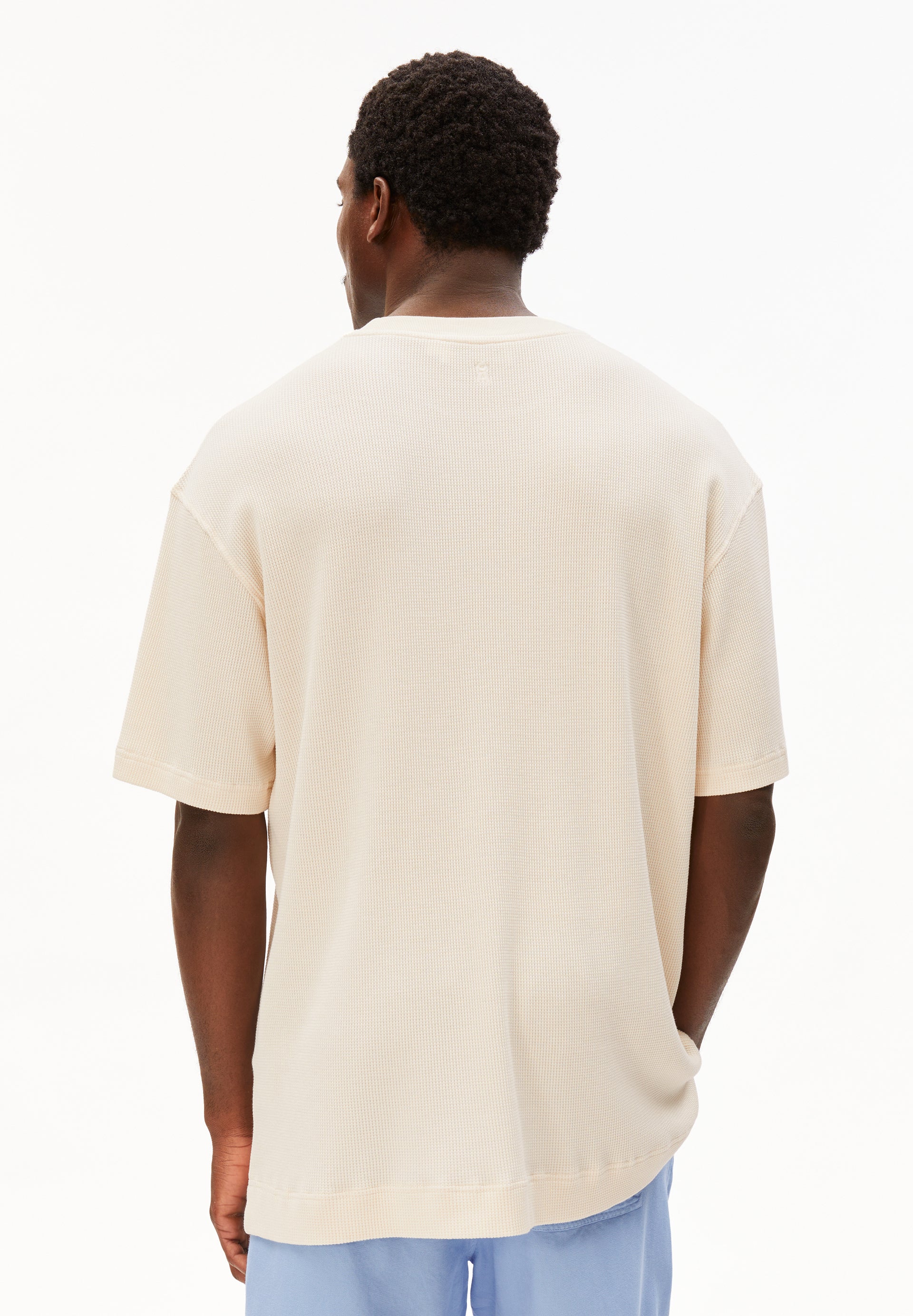 armedangels Waffle T-Shirt MAARKOS aus Bio-Baumwolle