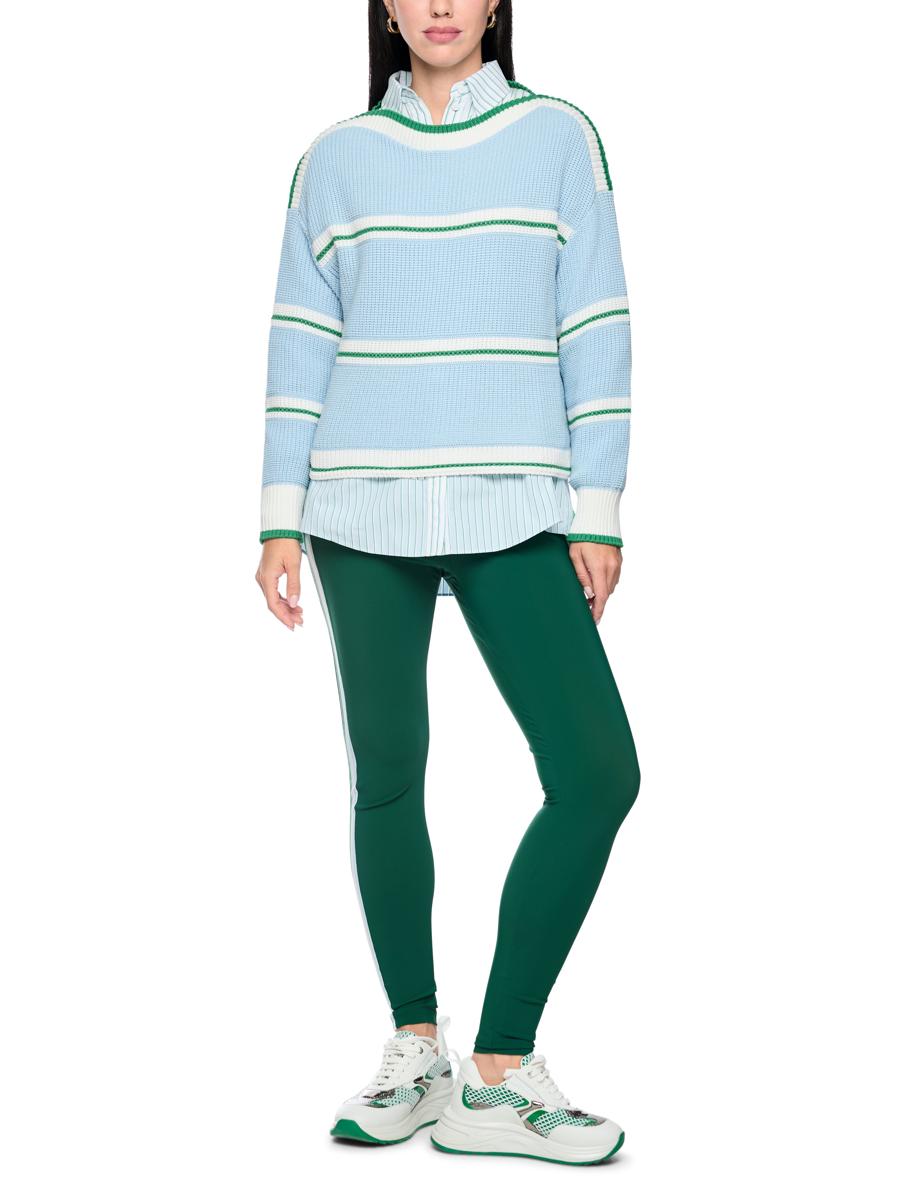 Marc Cain Ringel-Pullover Knitted in Germany