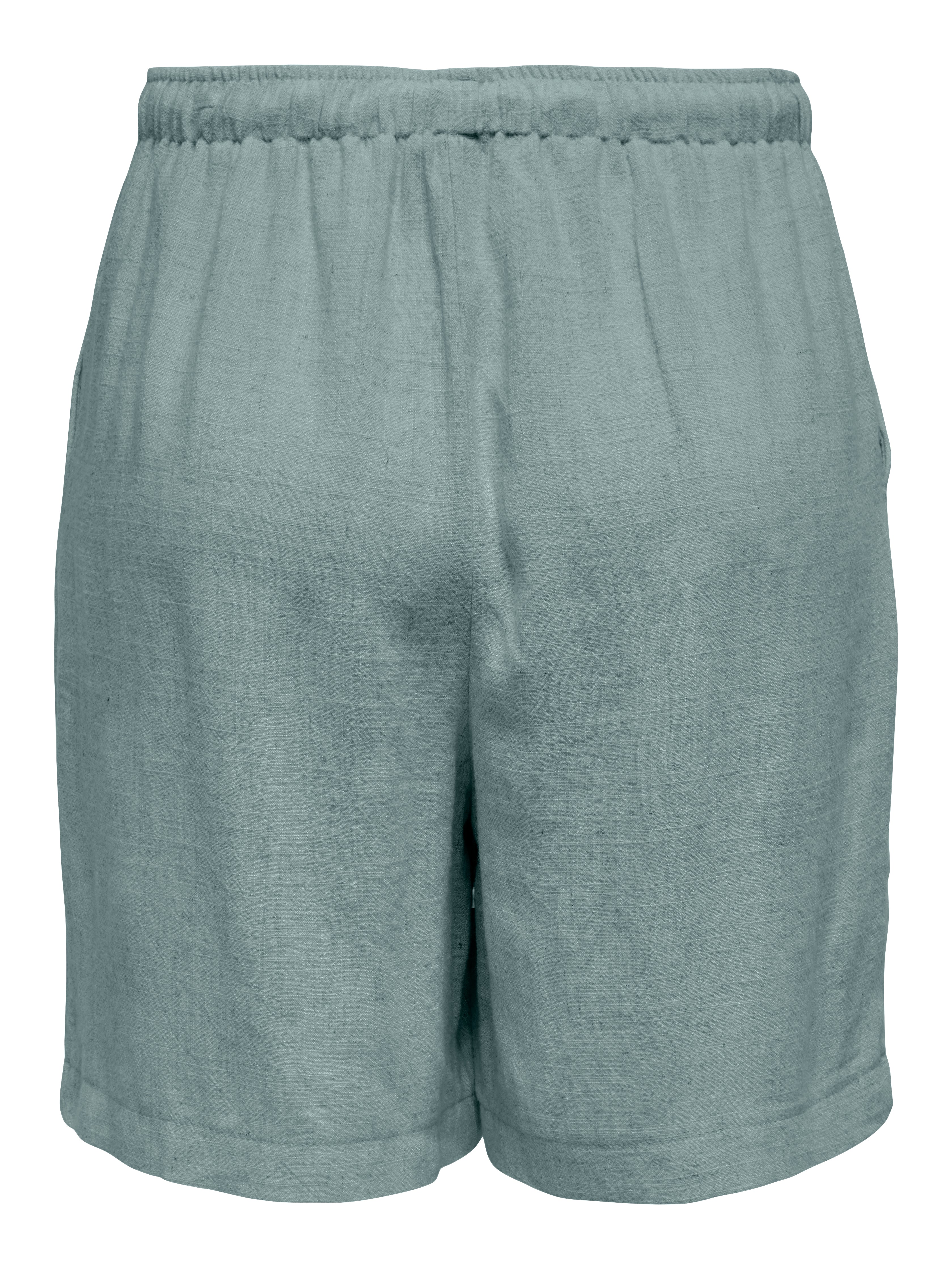 Only SIESTA MW PULL-UP LIN BL SHORTS