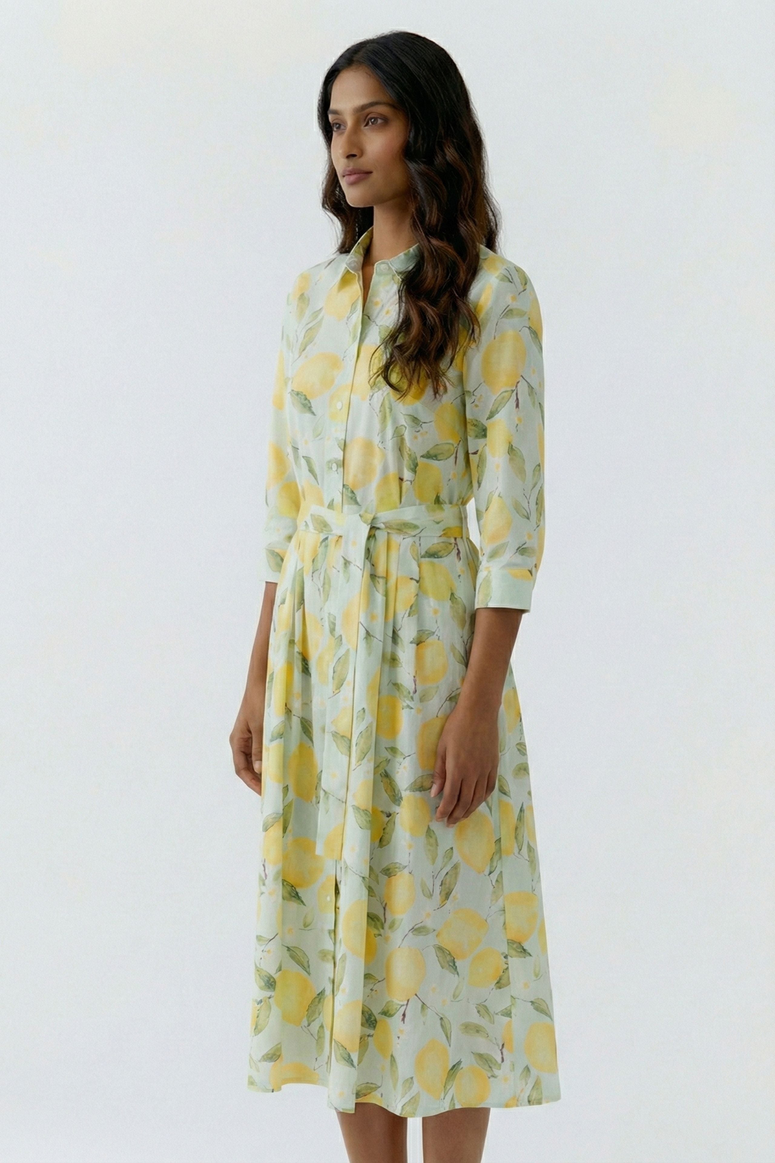 OUI Midikleid mit Gürtel