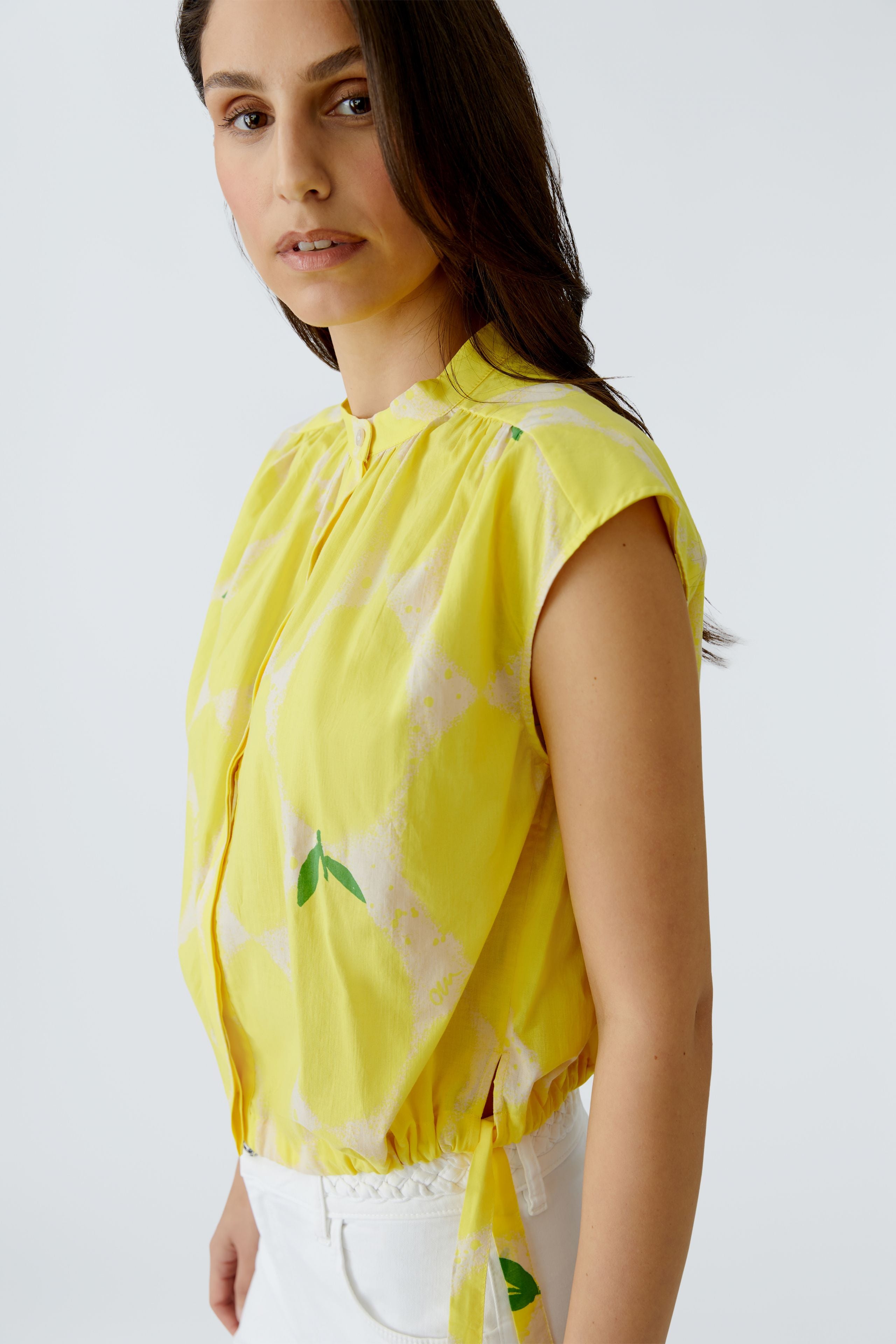 OUI Bluse mit femininen Raffungen