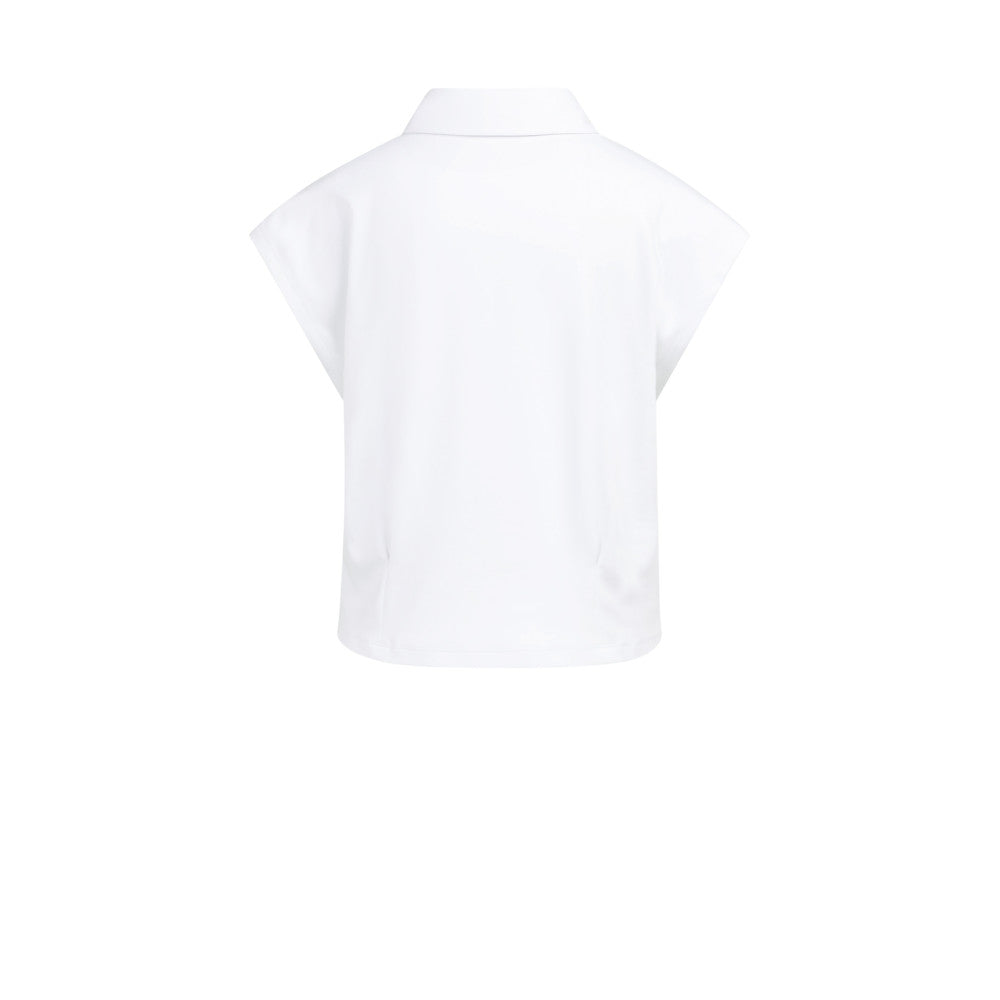 Yaya Jersey blouse with darts