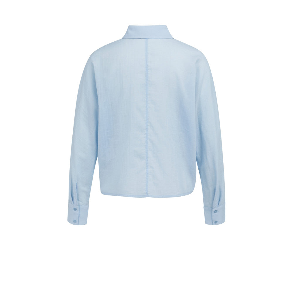 Yaya Batwing blouse with cut seams