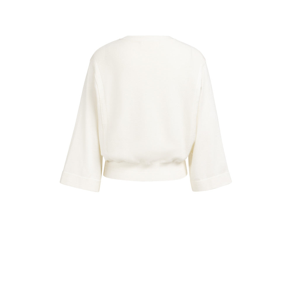 Yaya Sweater with mixed textures