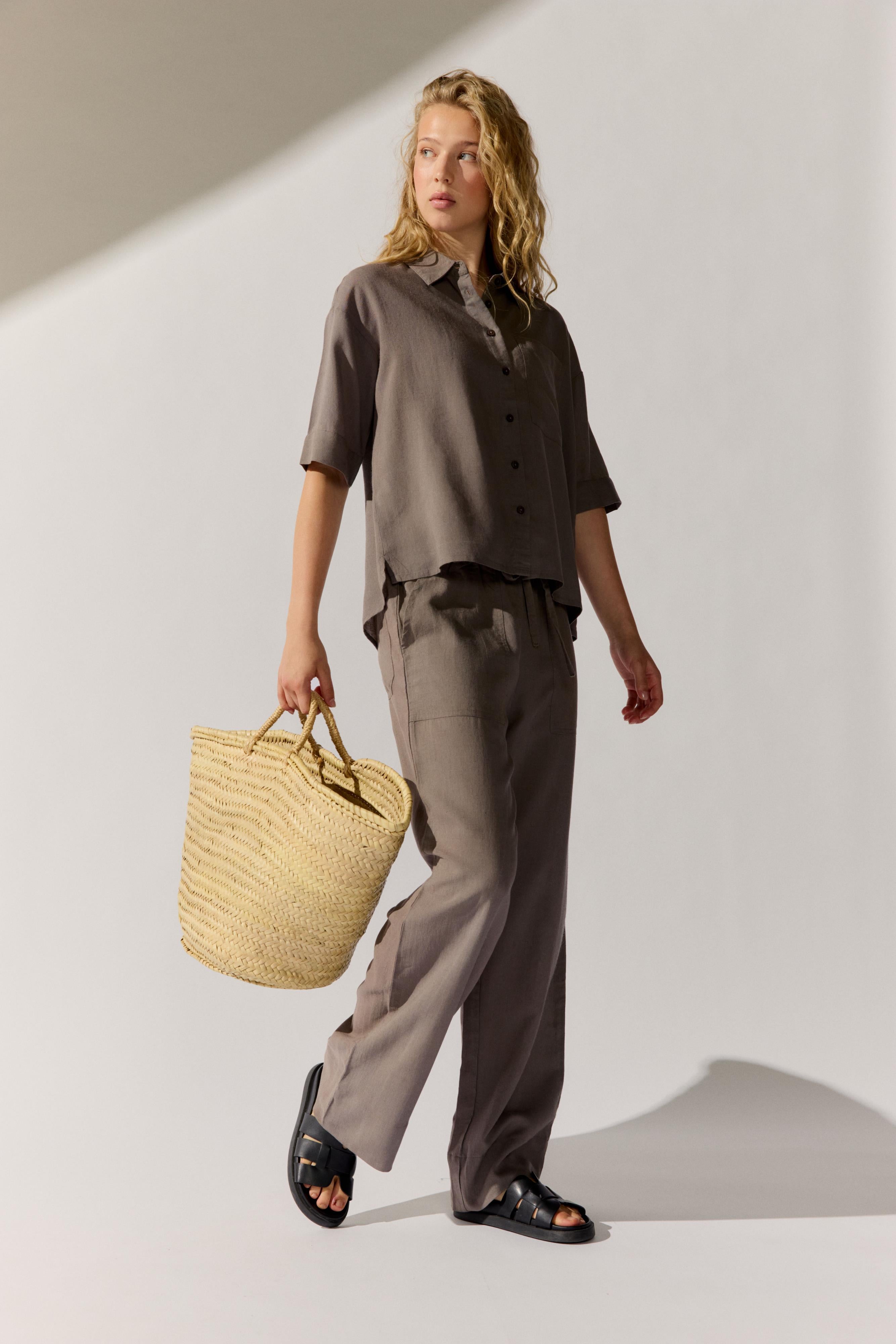 The Fashion People Linen Pants