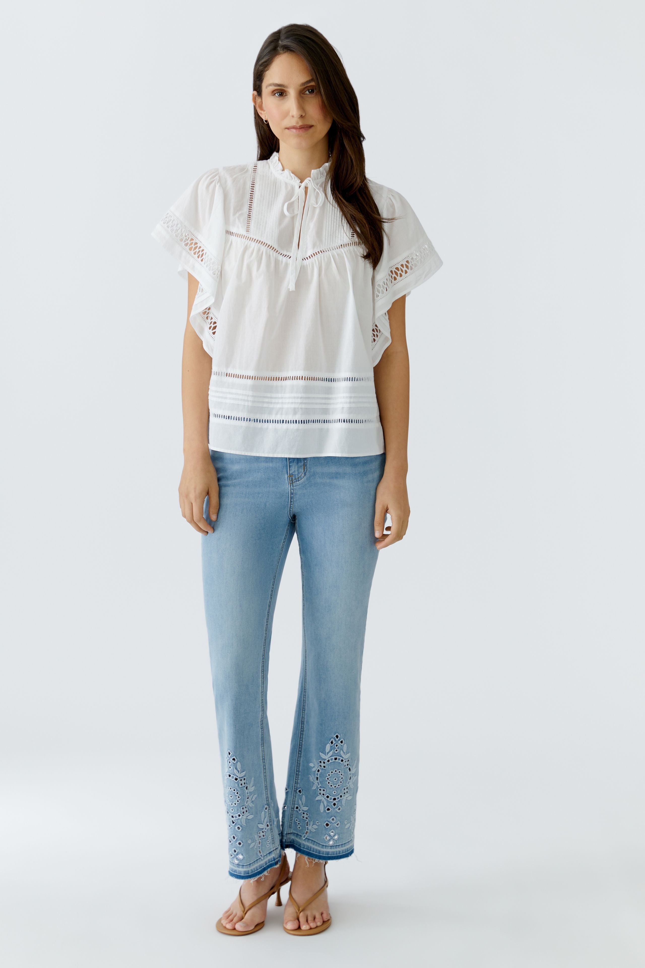 OUI Bluse mit aufwendigen Details