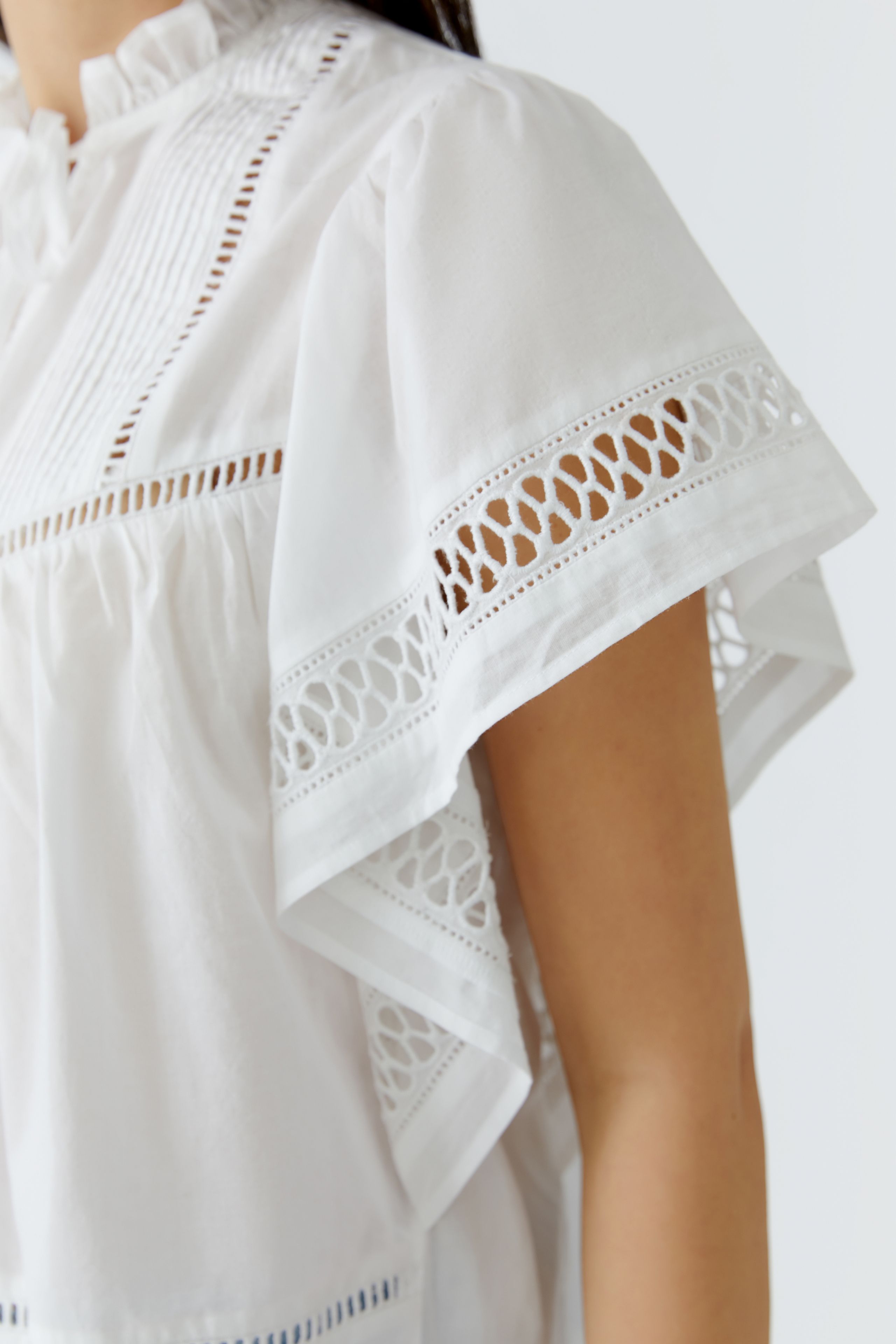 OUI Bluse mit aufwendigen Details