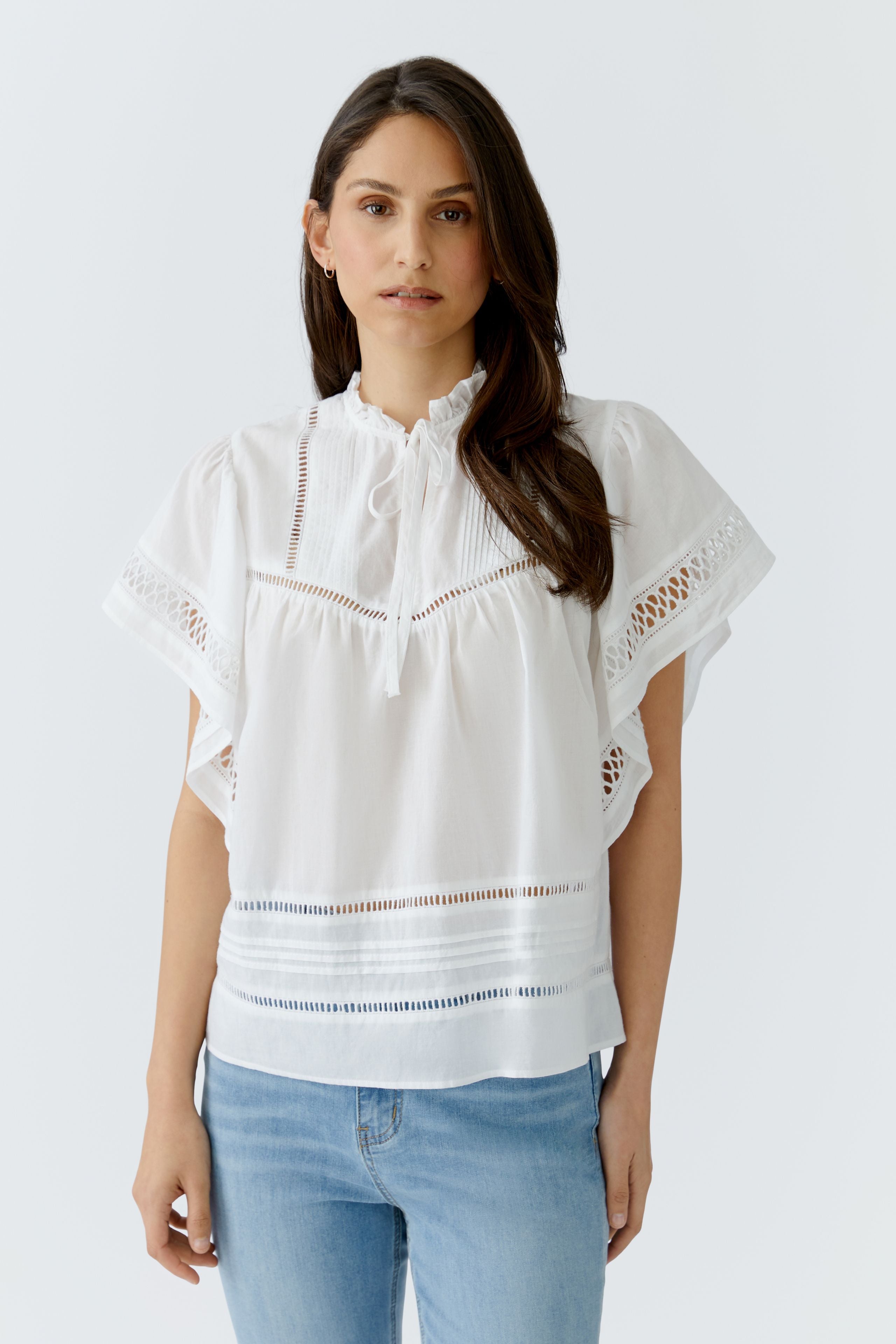 OUI Bluse mit aufwendigen Details